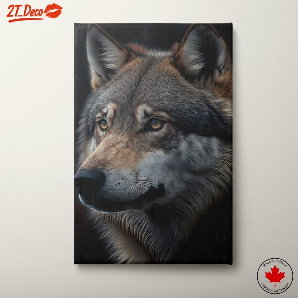 Realistic Wolf Portrait Art