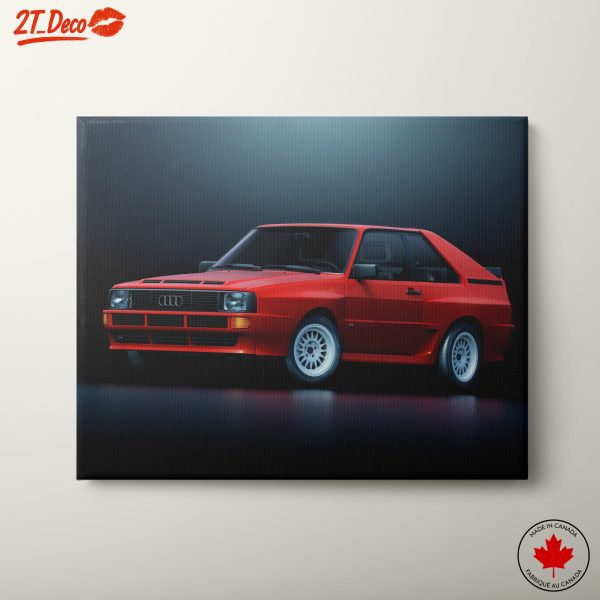 Red Audi Classic Car