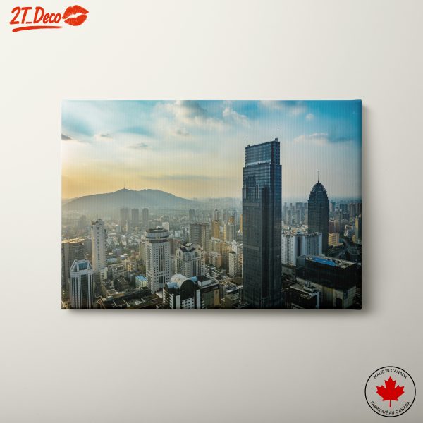 Urban Skyline at Sunset 2