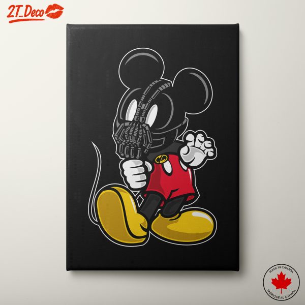 Mickey Mouse Character with Bane Mask