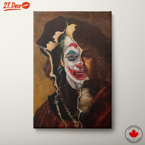 Intriguing Clown Portrait Art with Chiaroscuro