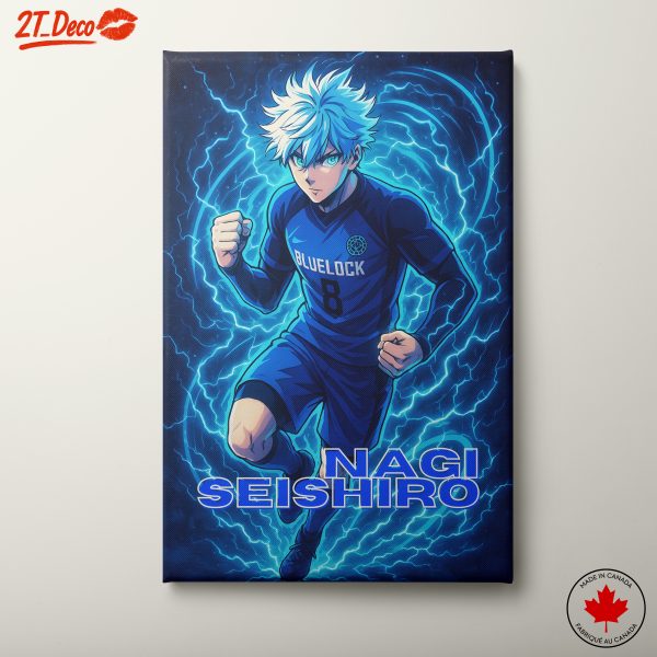Nagi Seishiro from Blue Lock Action Art