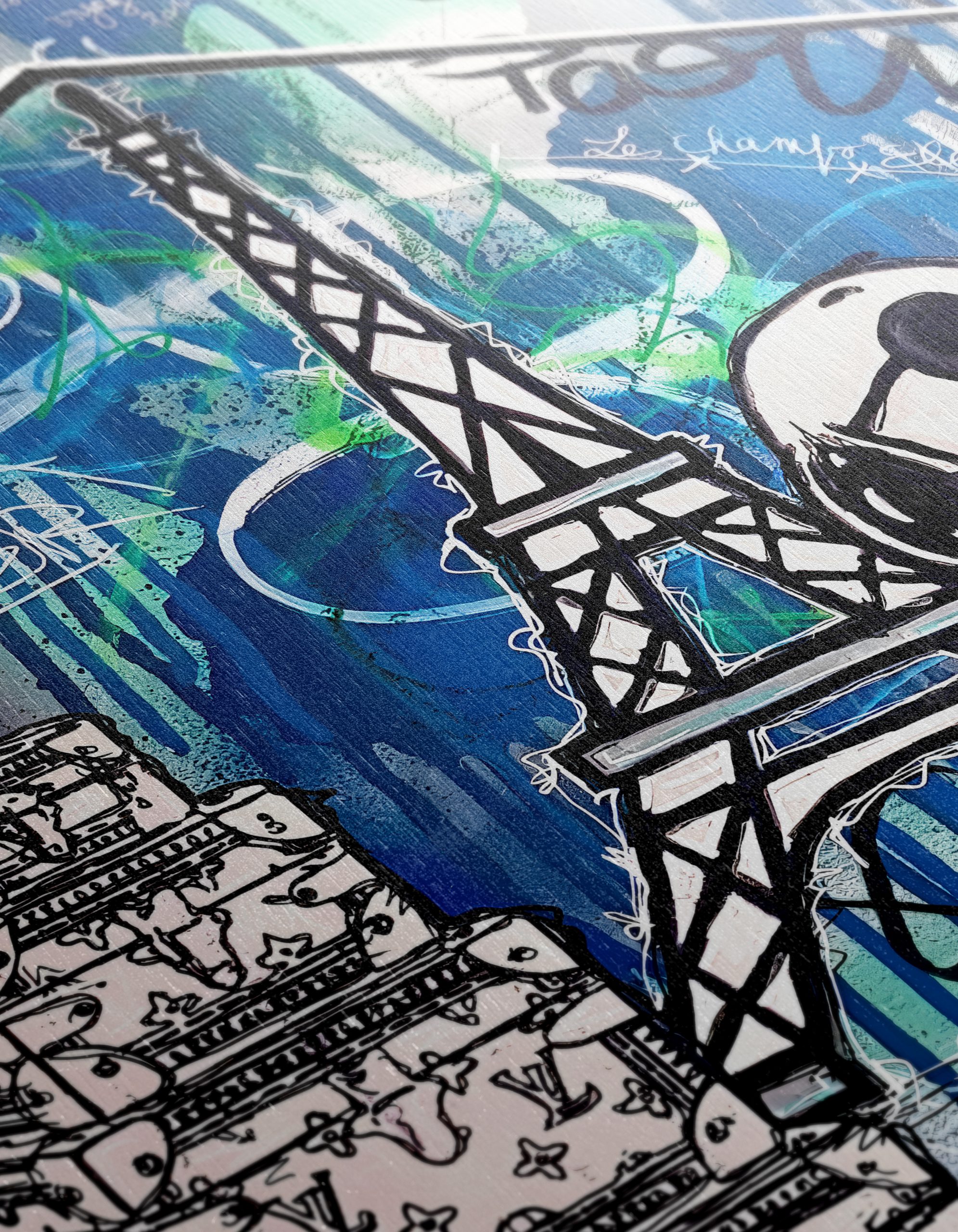 Snoopy Urban Art Featuring Eiffel Tower - Image 12