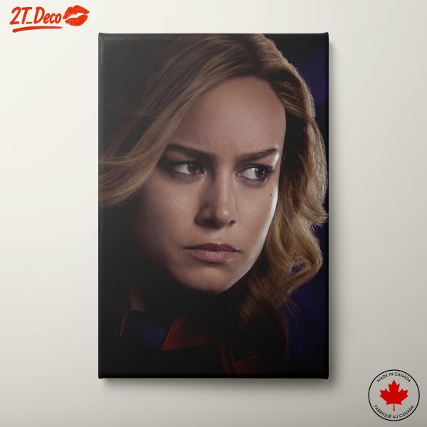 Captain Marvel Character Art Portrait