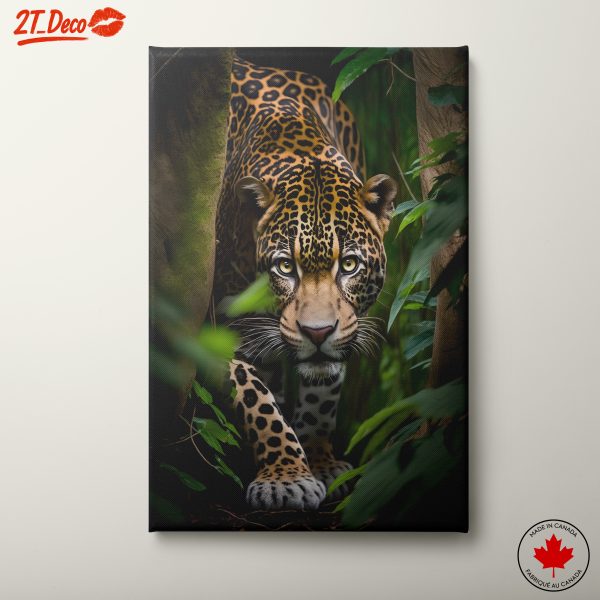Majestic Leopard in Lush Jungle