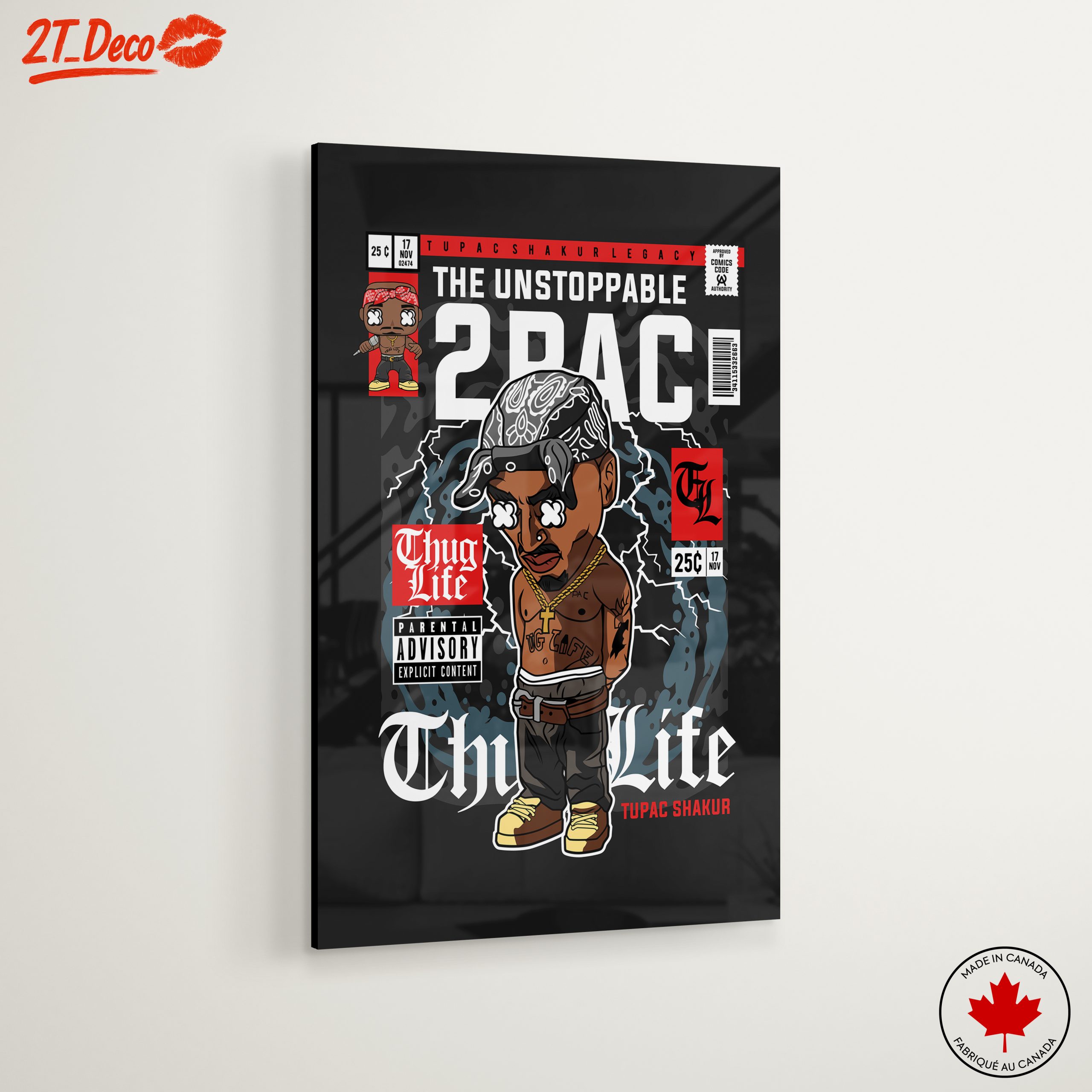 Stylized Tupac Shakur Character Art - Image 6