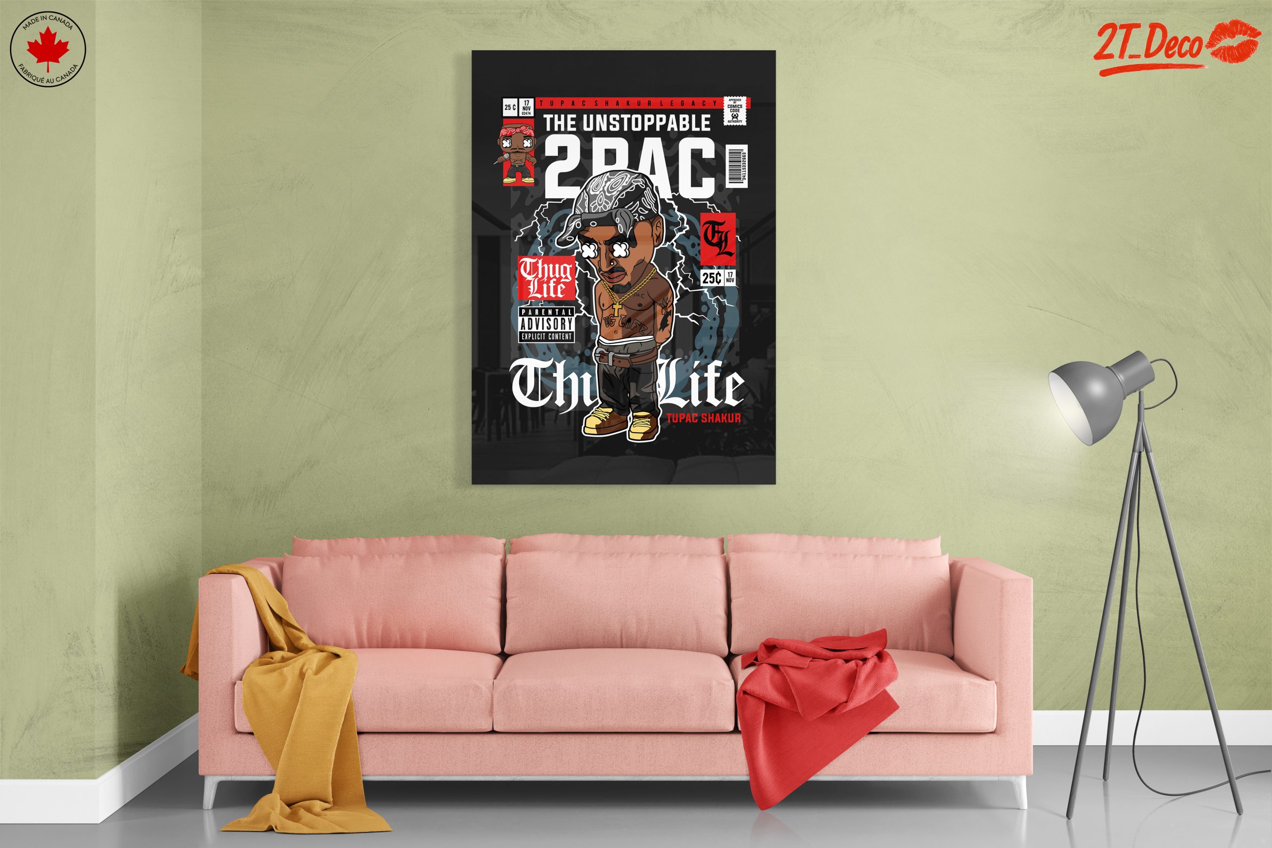 Stylized Tupac Shakur Character Art - Image 7