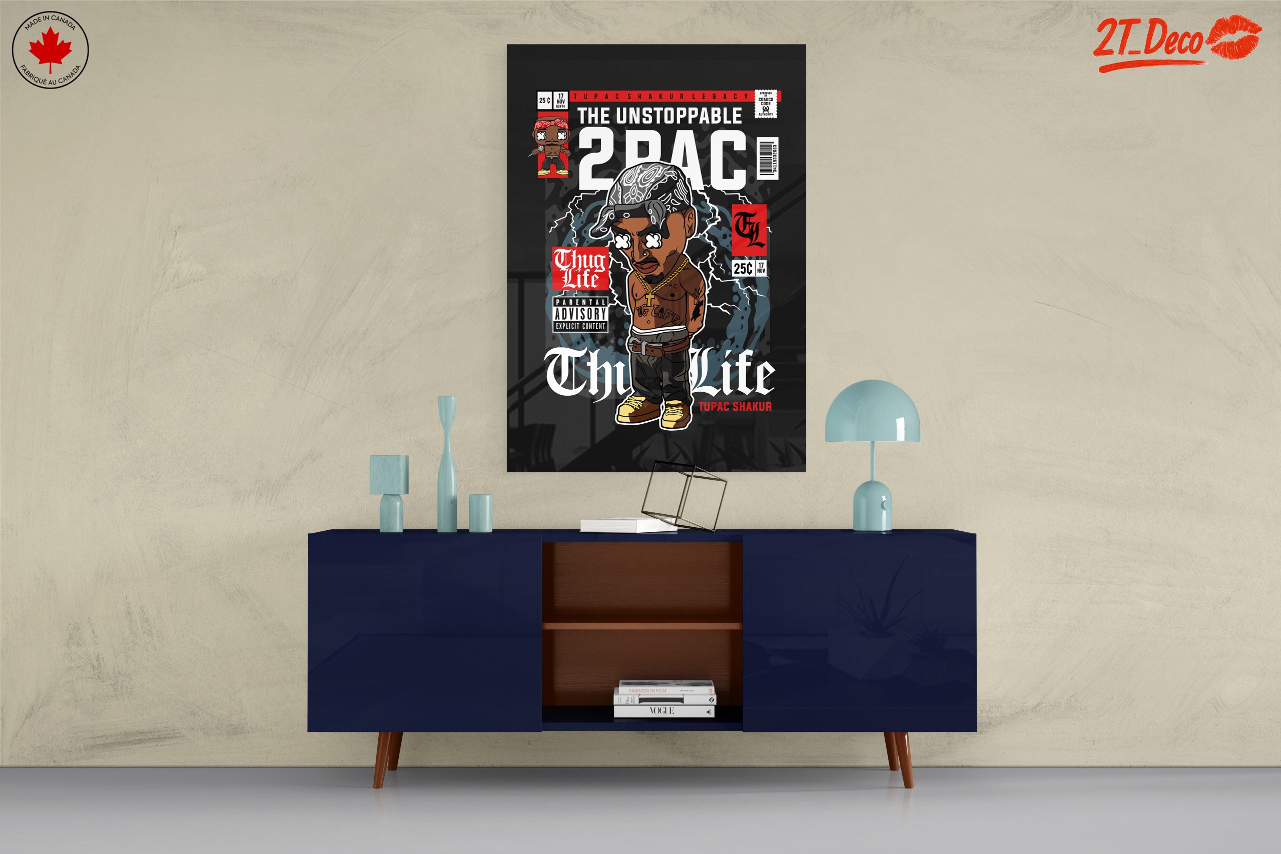 Stylized Tupac Shakur Character Art - Image 8