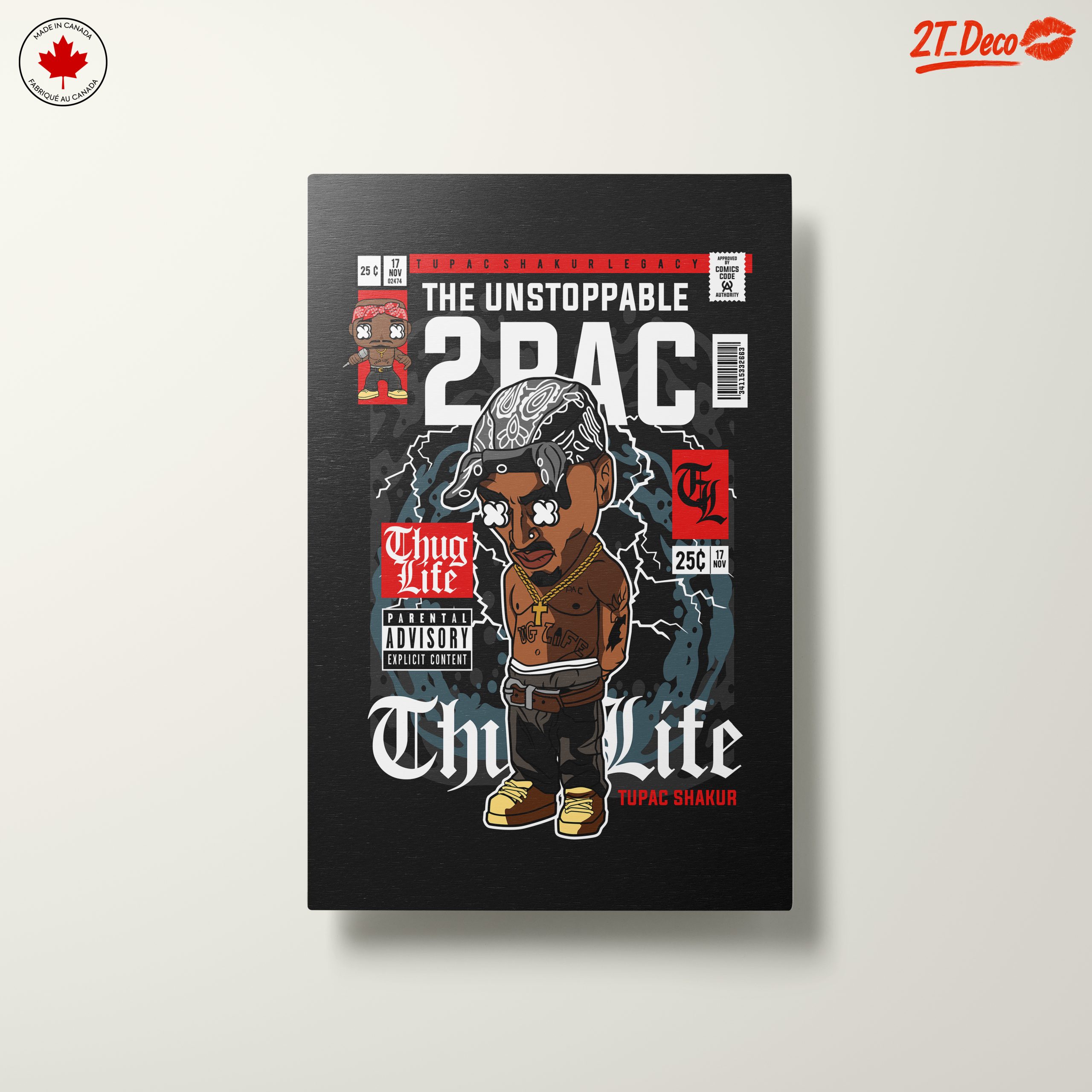 Stylized Tupac Shakur Character Art - Image 10