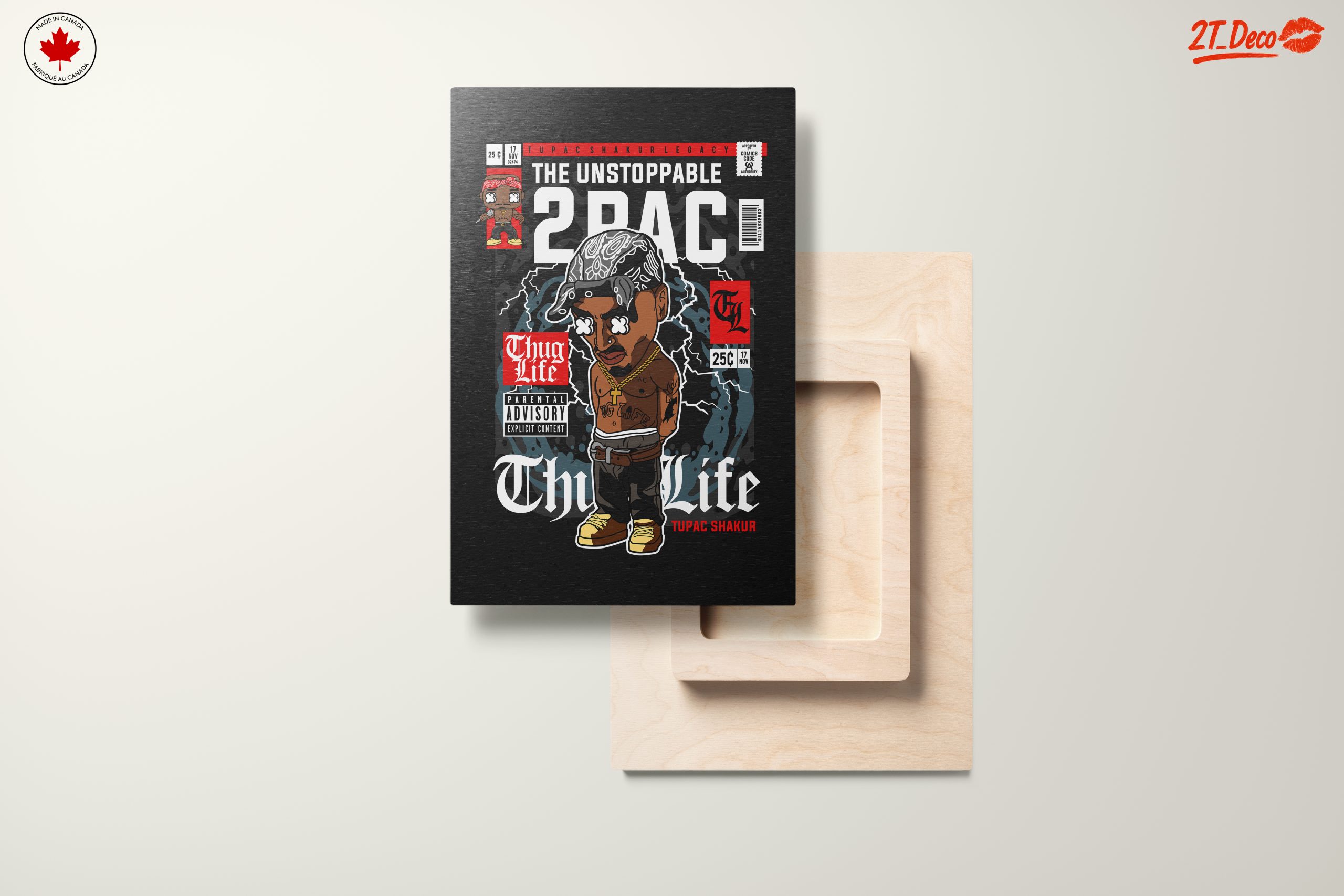 Stylized Tupac Shakur Character Art - Image 11