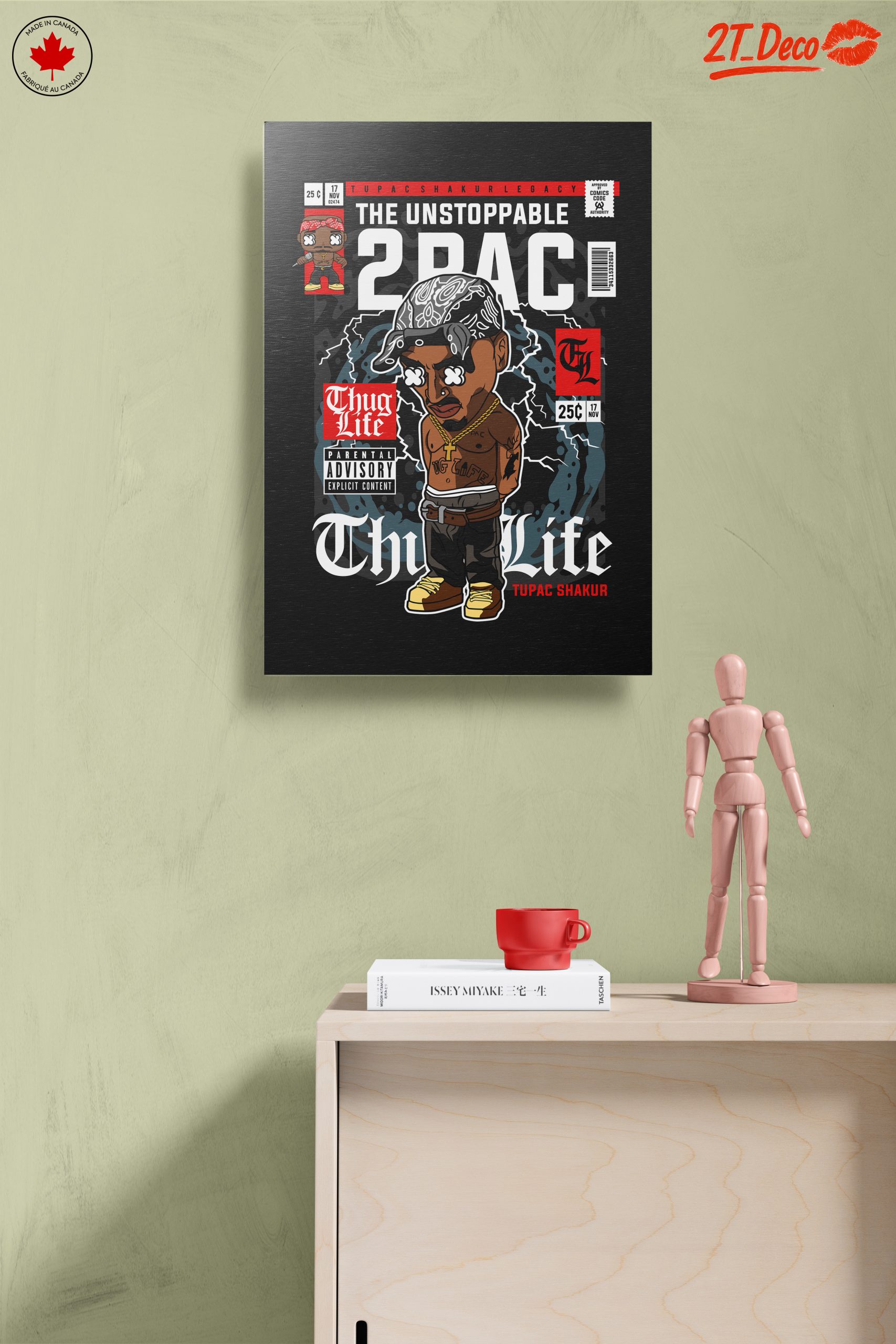 Stylized Tupac Shakur Character Art - Image 14