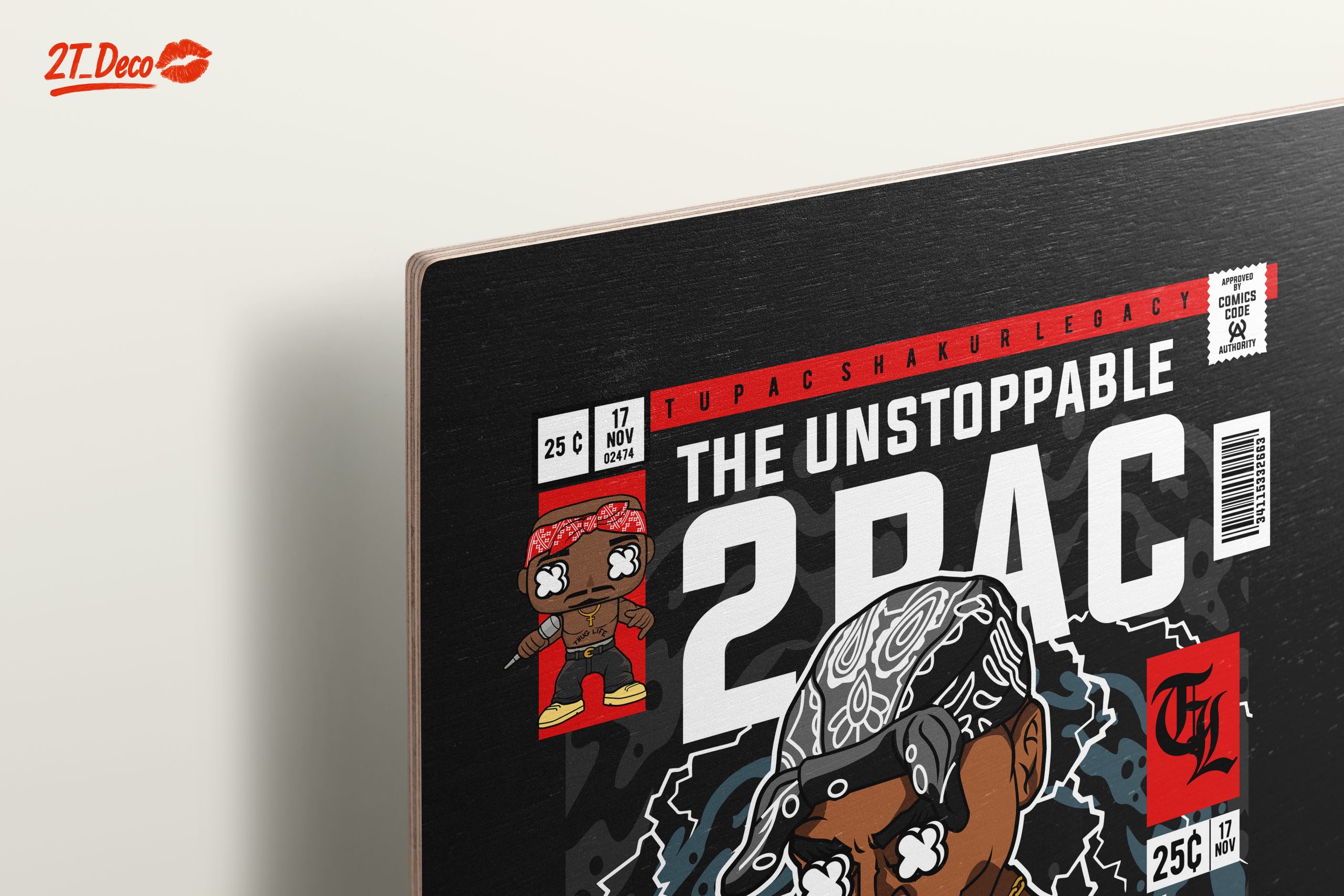 Stylized Tupac Shakur Character Art - Image 15