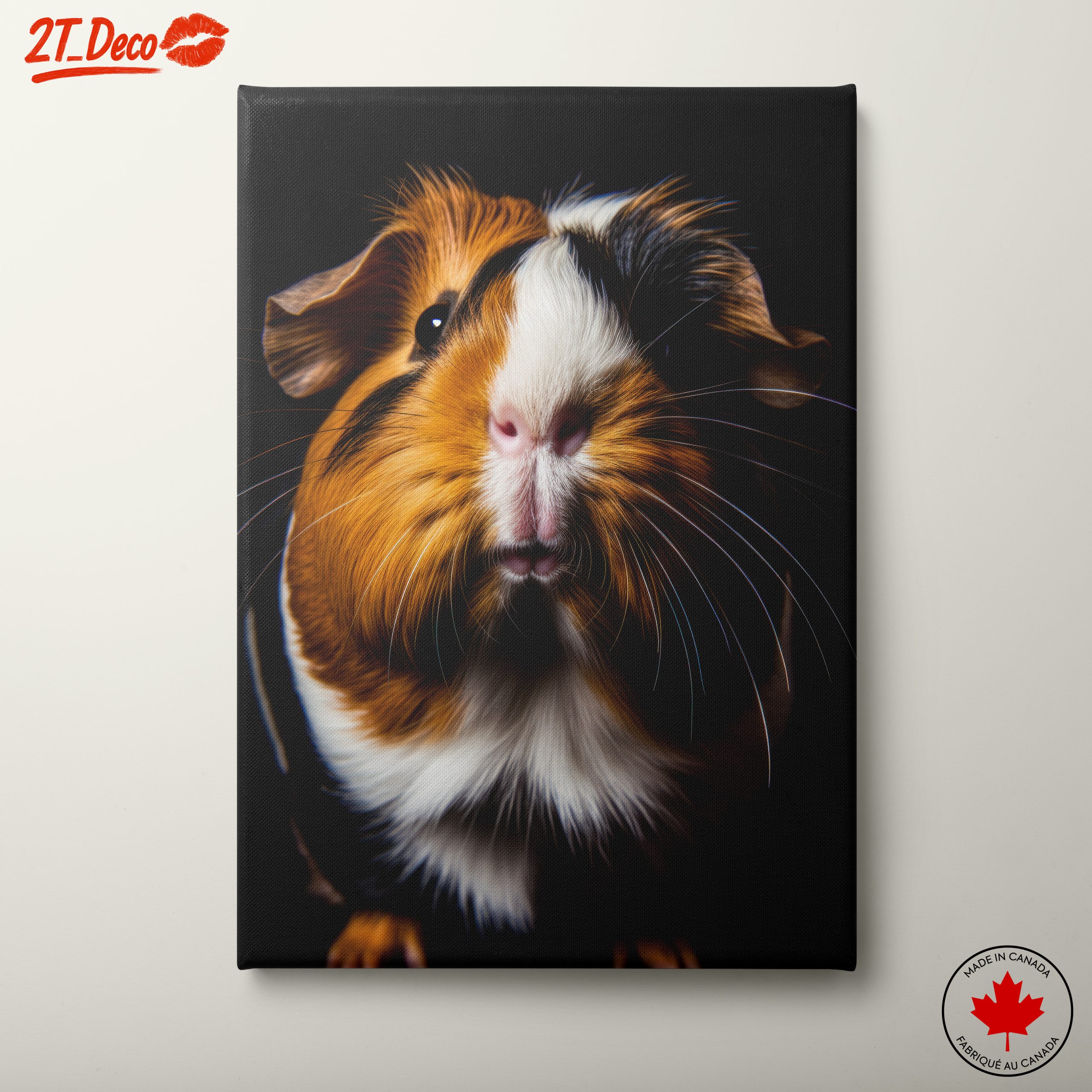 Close-Up of a Beautiful Guinea Pig