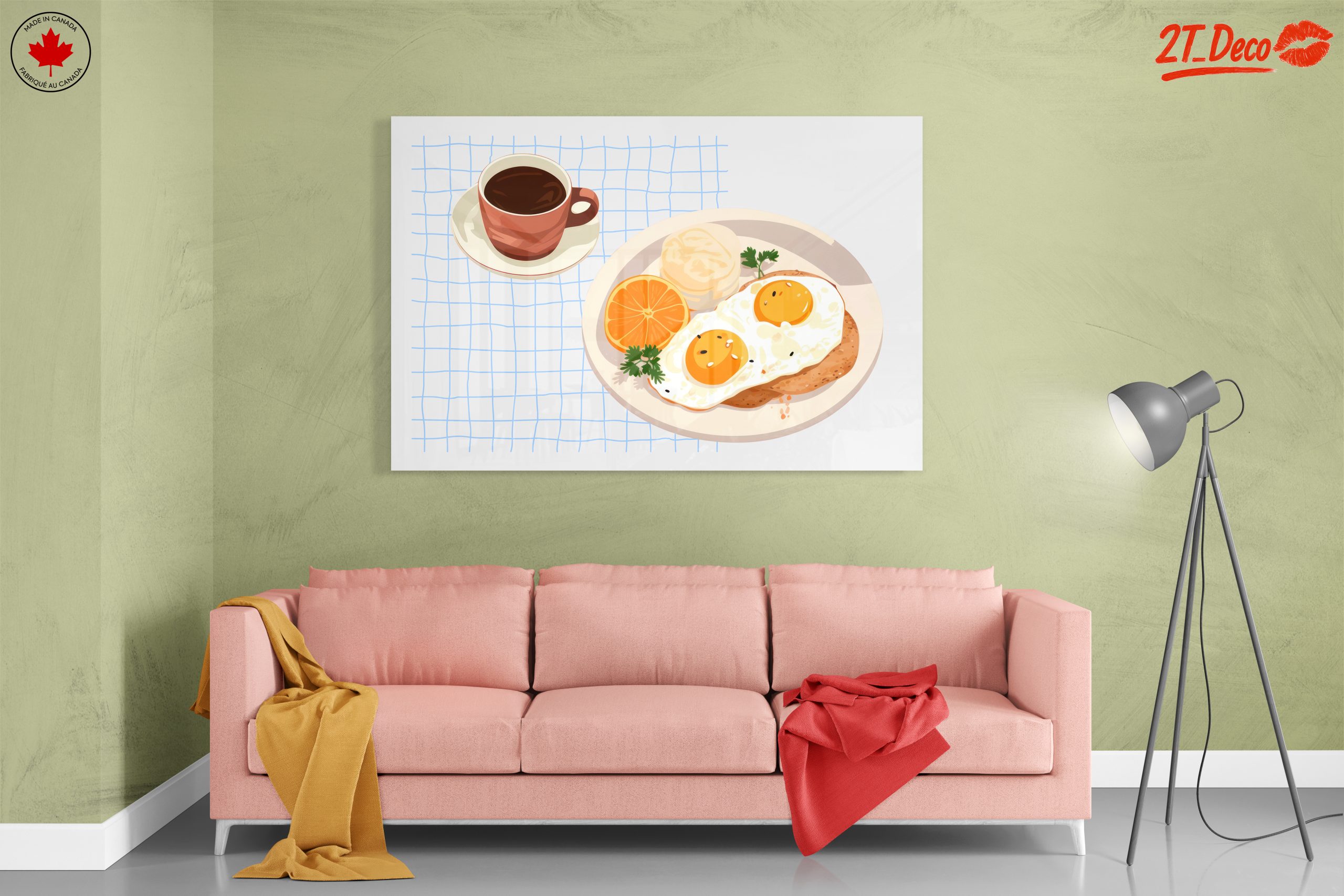 Stylized Breakfast with Eggs and Coffee - Image 7