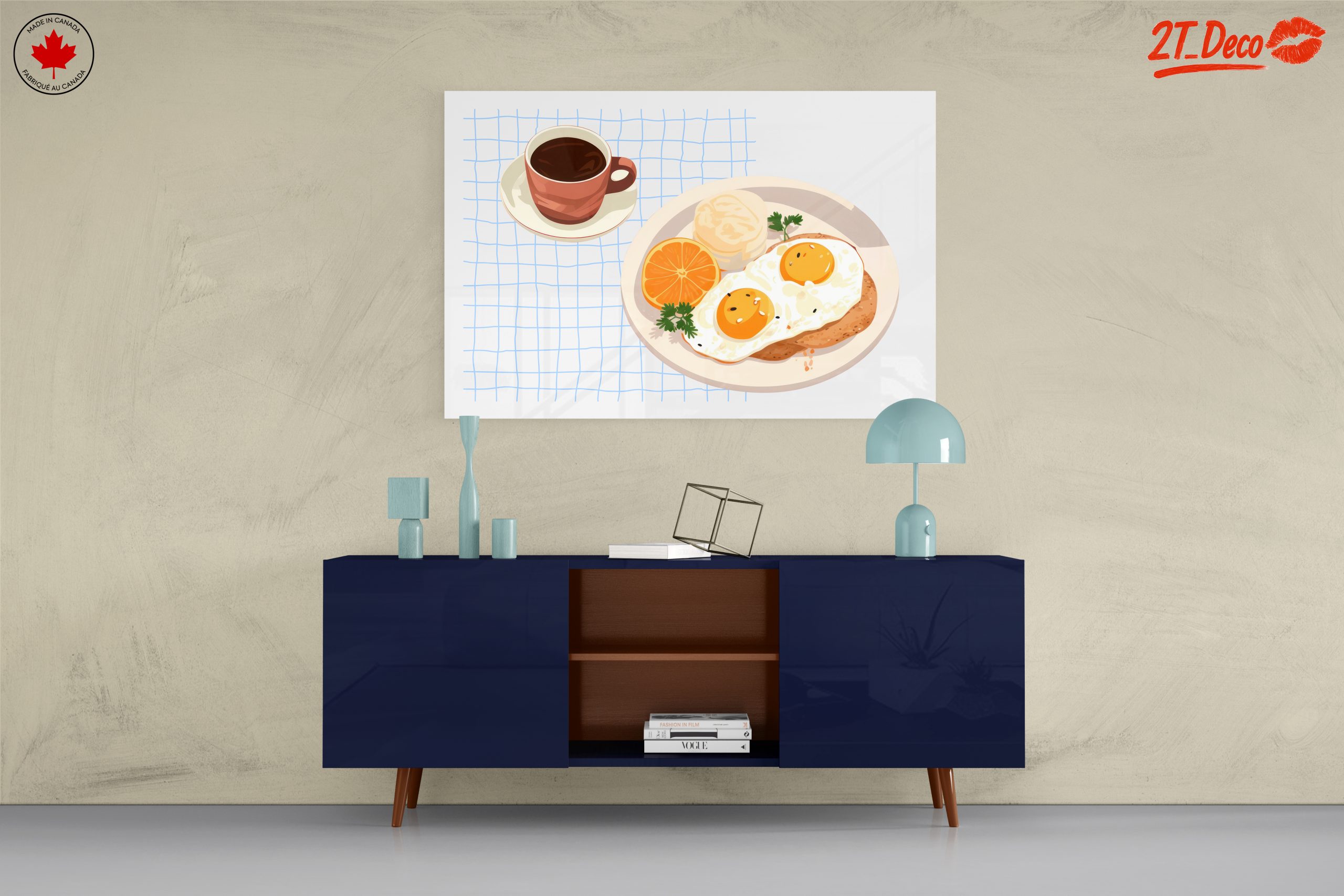 Stylized Breakfast with Eggs and Coffee - Image 8