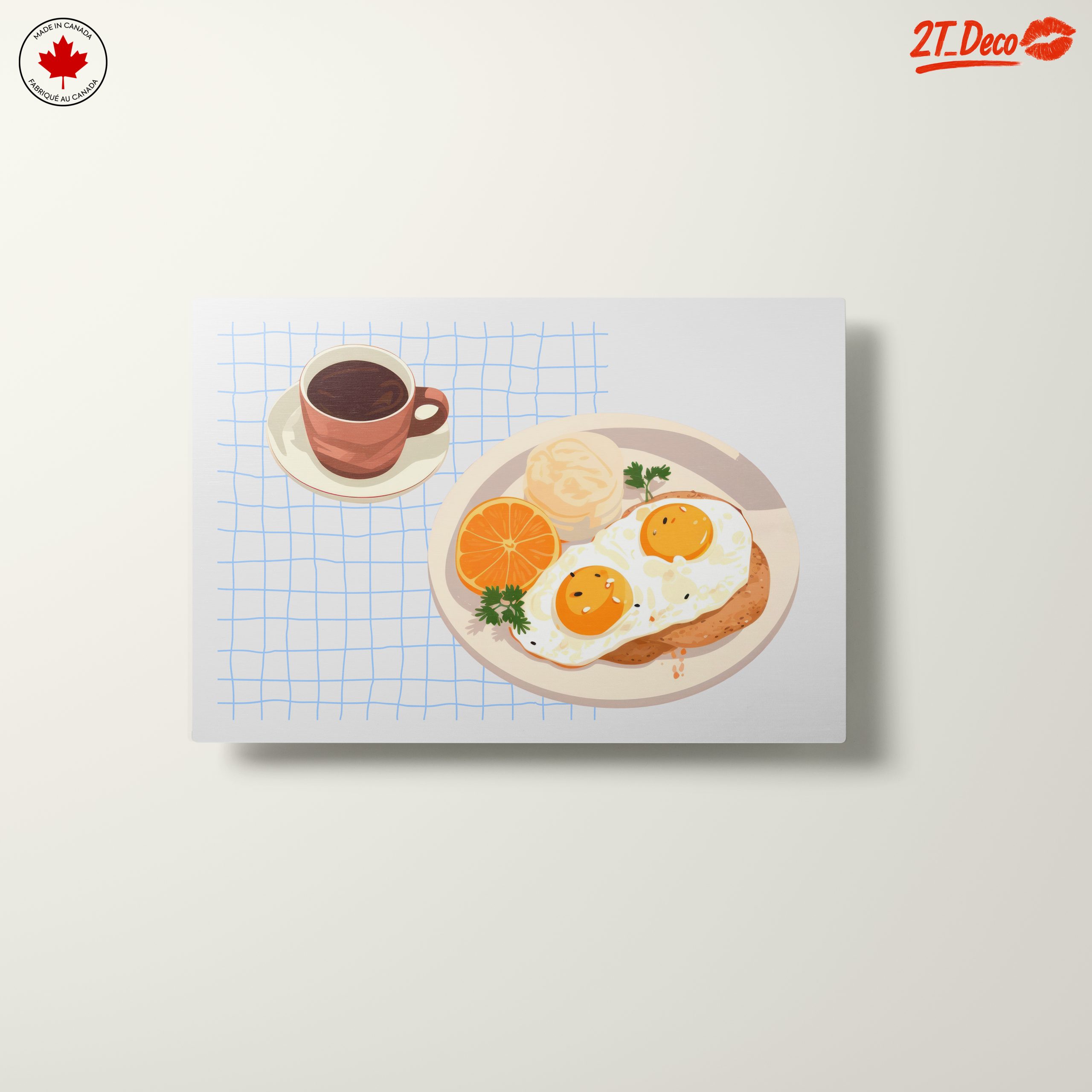 Stylized Breakfast with Eggs and Coffee - Image 10