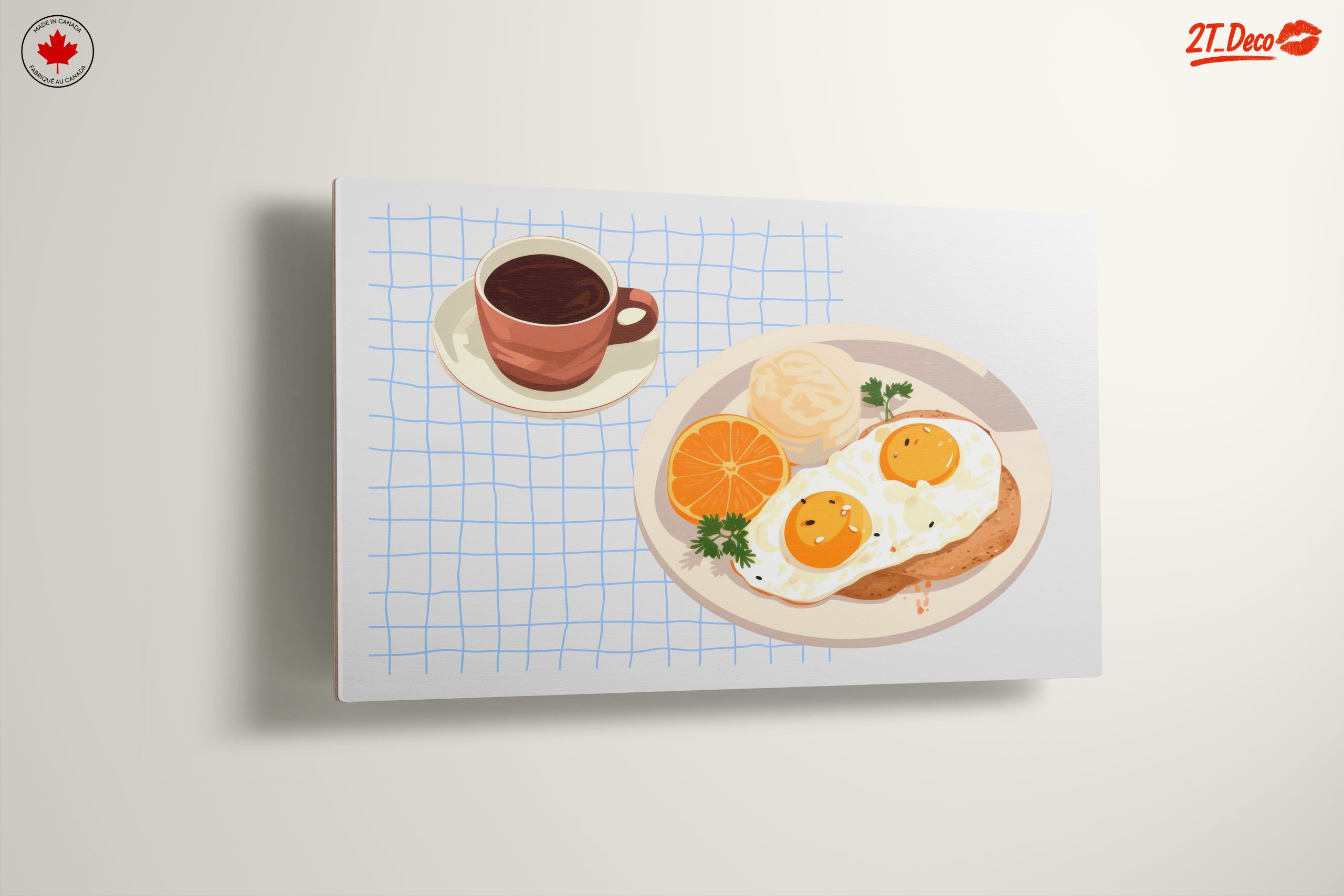 Stylized Breakfast with Eggs and Coffee - Image 13