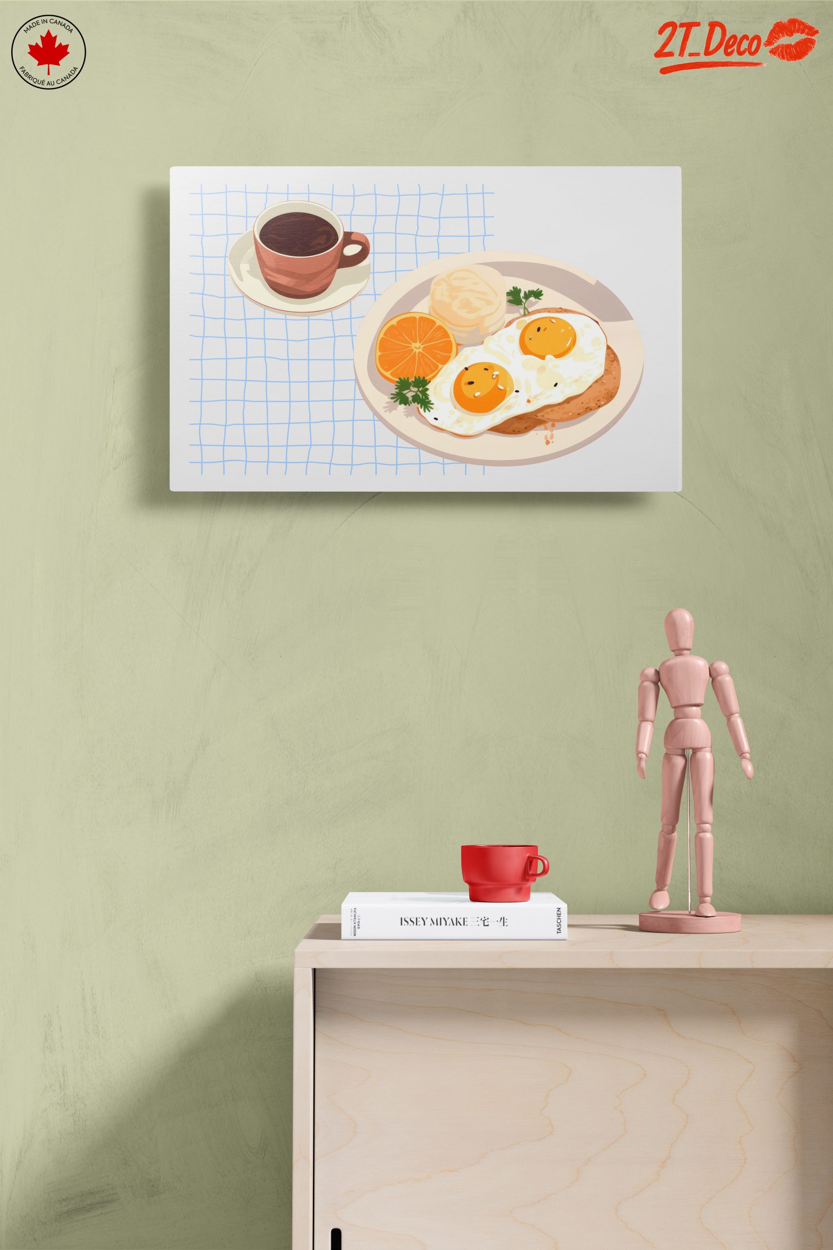Stylized Breakfast with Eggs and Coffee - Image 14