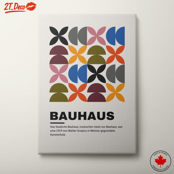 Bauhaus Inspired Geometric Art
