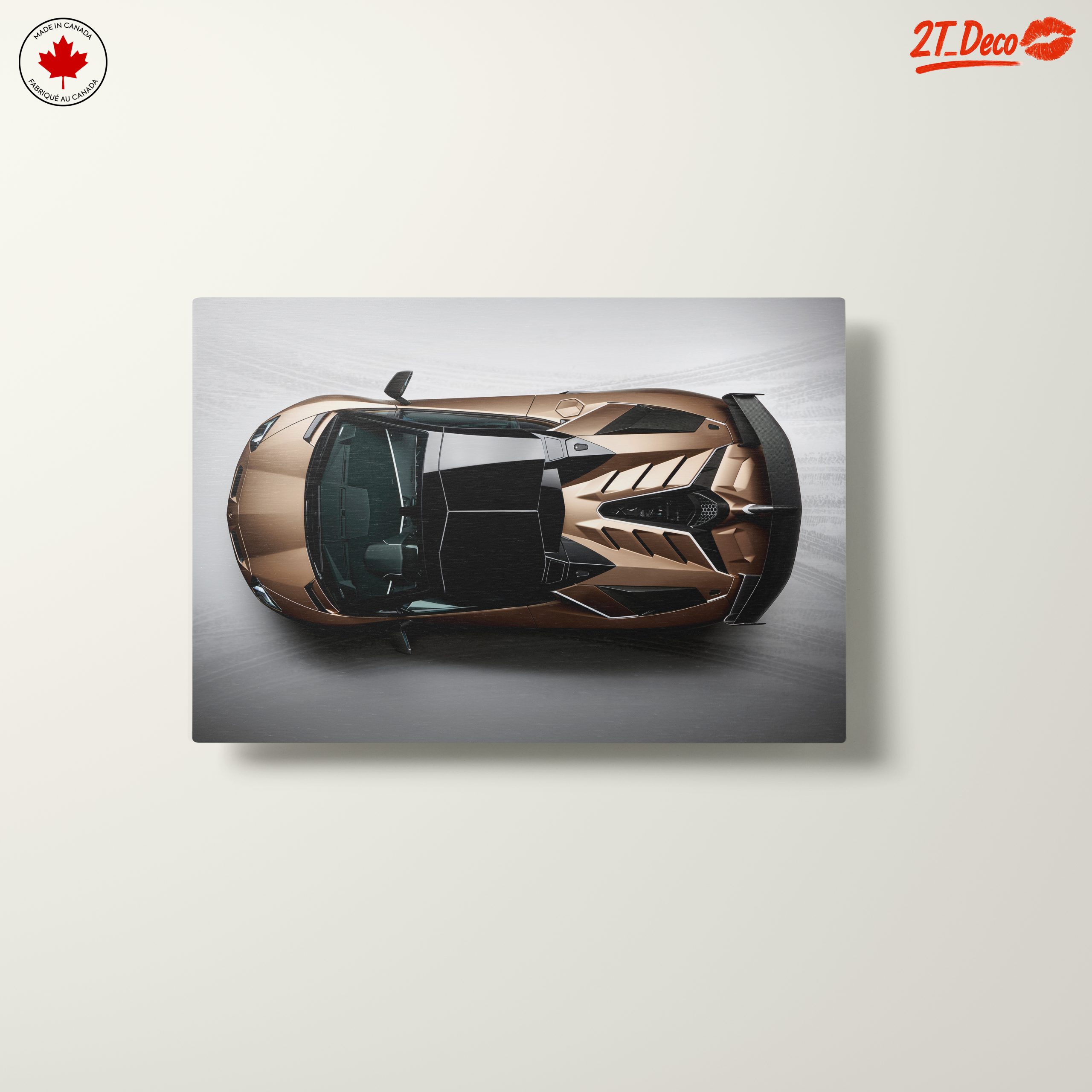 Sleek Supercar Design from Above - Image 10