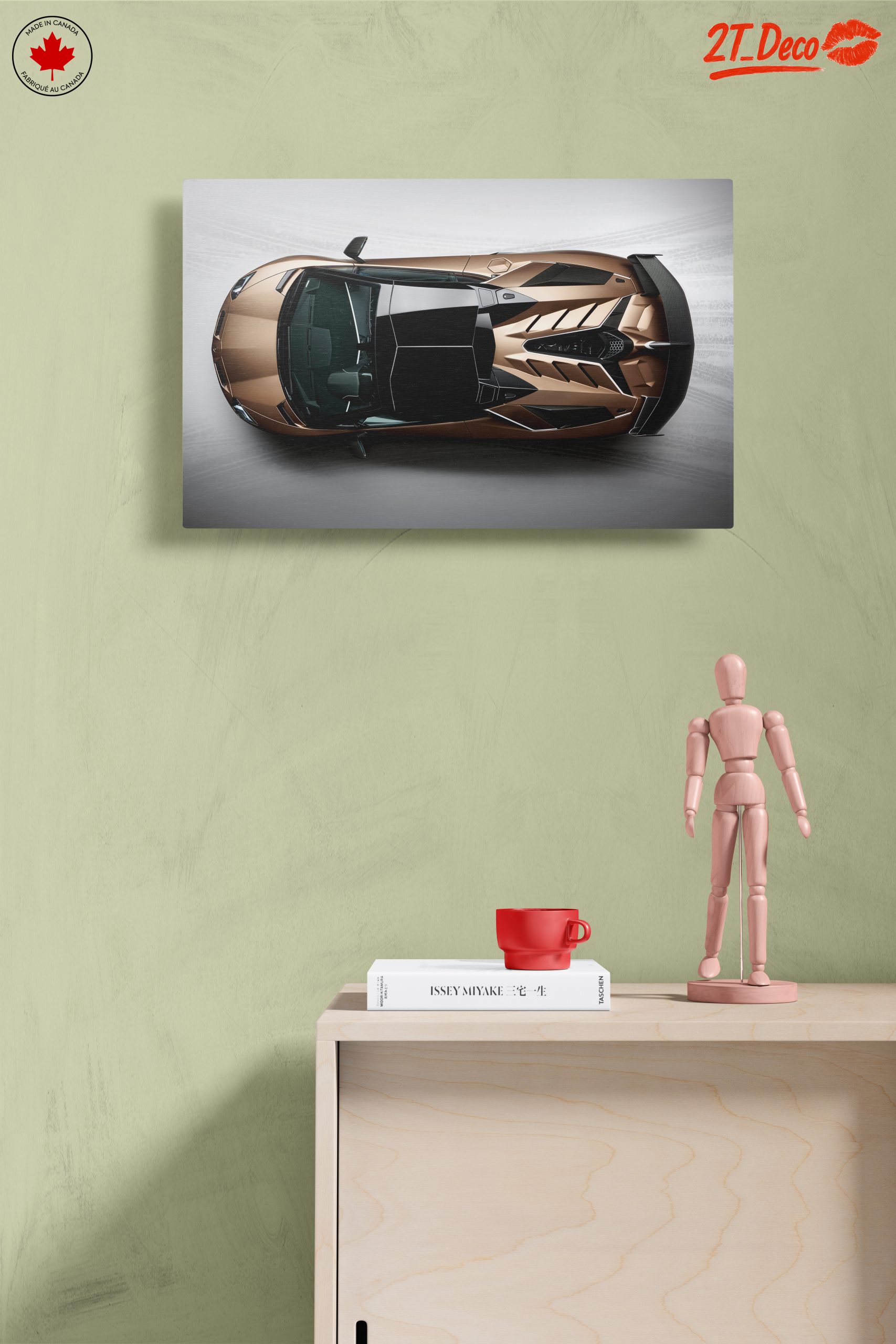 Sleek Supercar Design from Above - Image 14