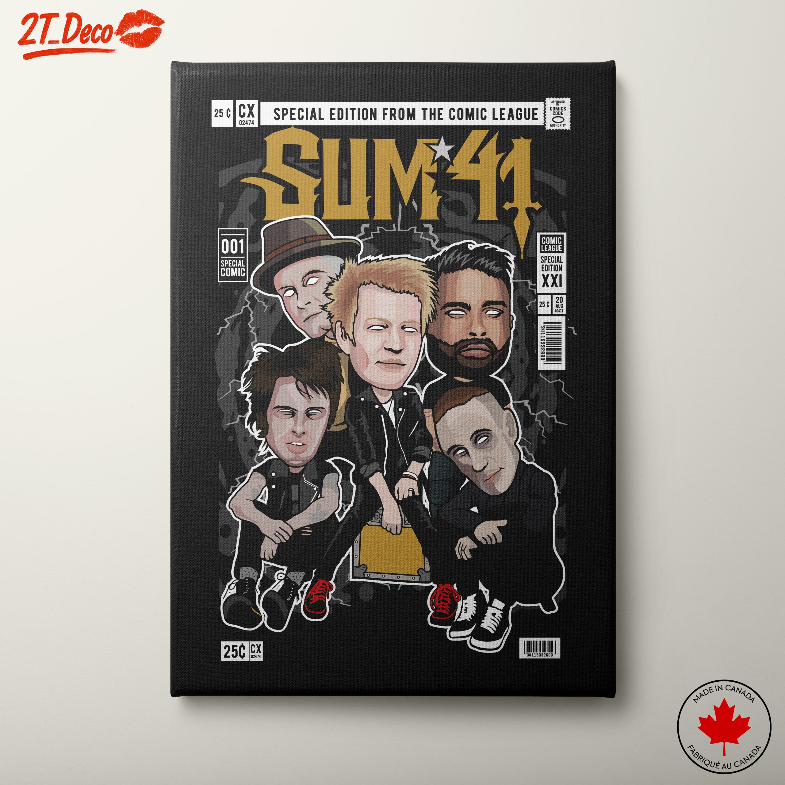 Sum 41 Band Funkos Art