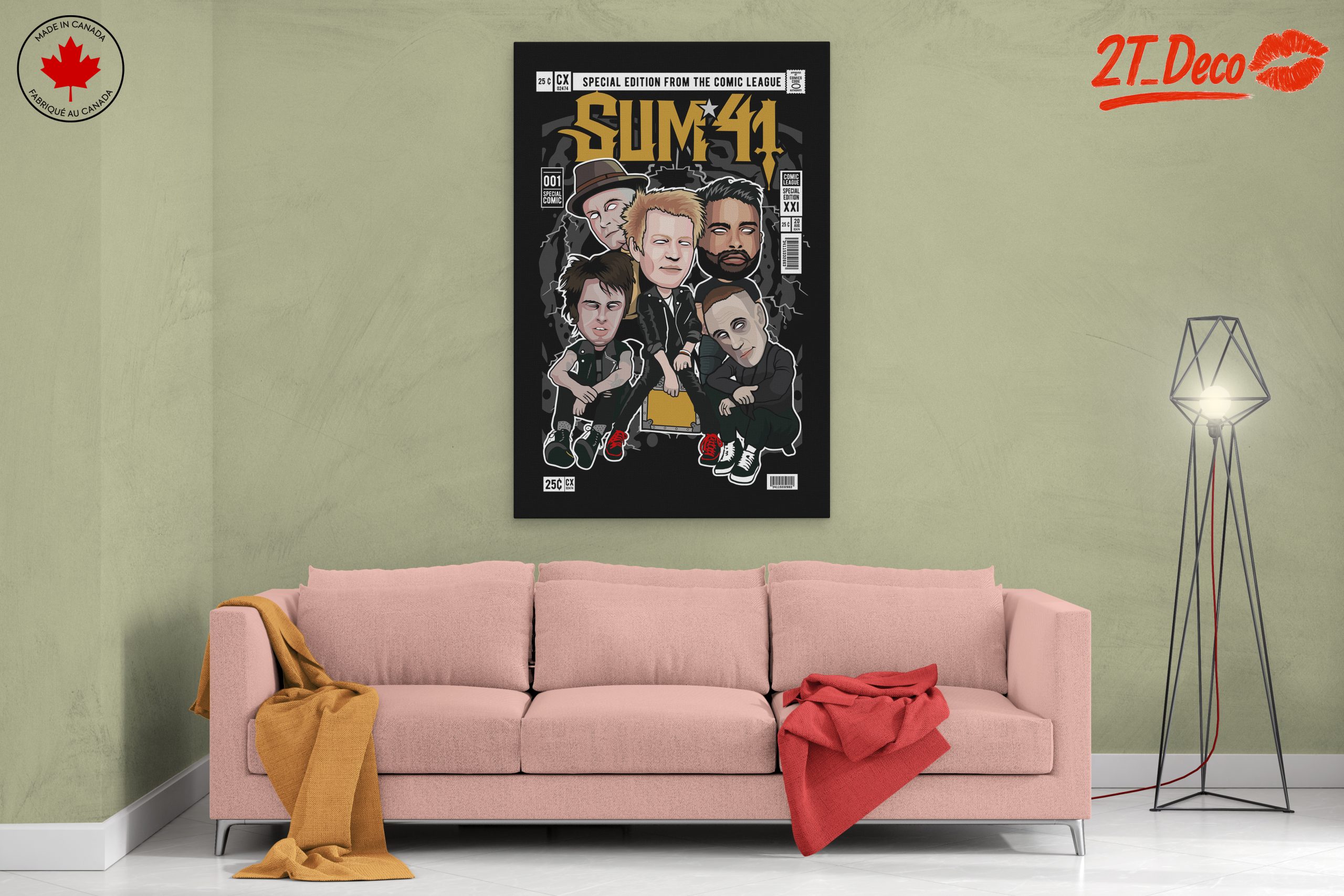 Sum 41 Band Funkos Art - Image 2