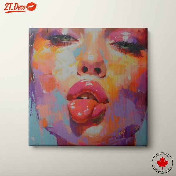 Vibrant Pop Art Portrait of a Woman 6