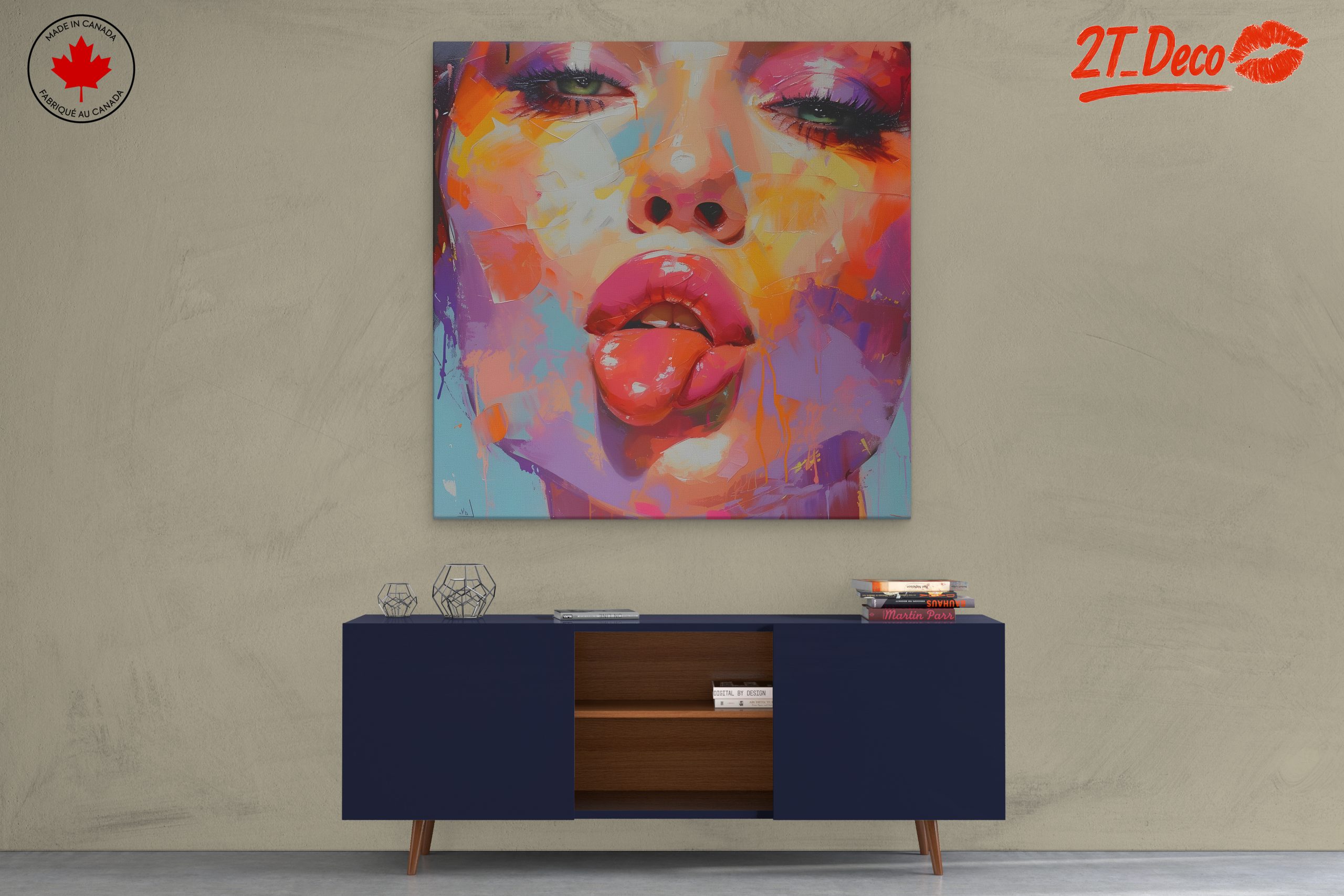 Vibrant Pop Art Portrait of a Woman 6 - Image 3