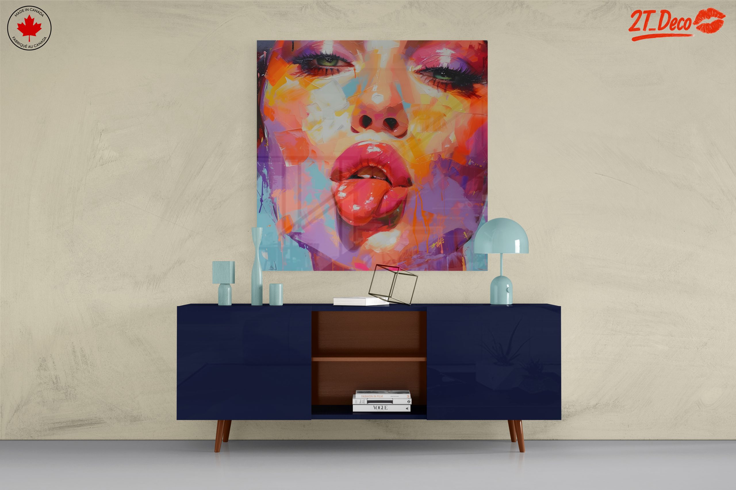 Vibrant Pop Art Portrait of a Woman 6 - Image 8