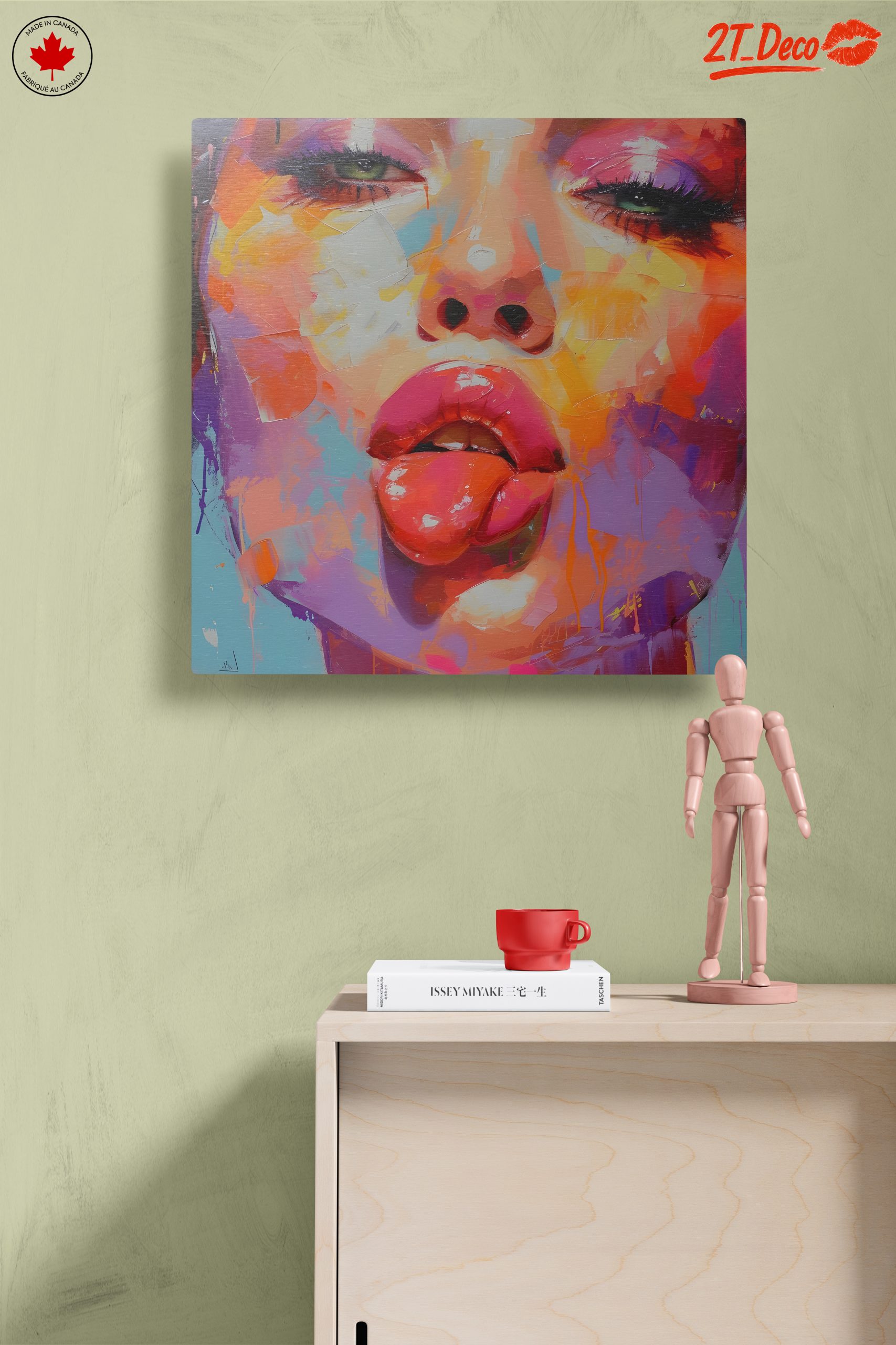 Vibrant Pop Art Portrait of a Woman 6 - Image 14