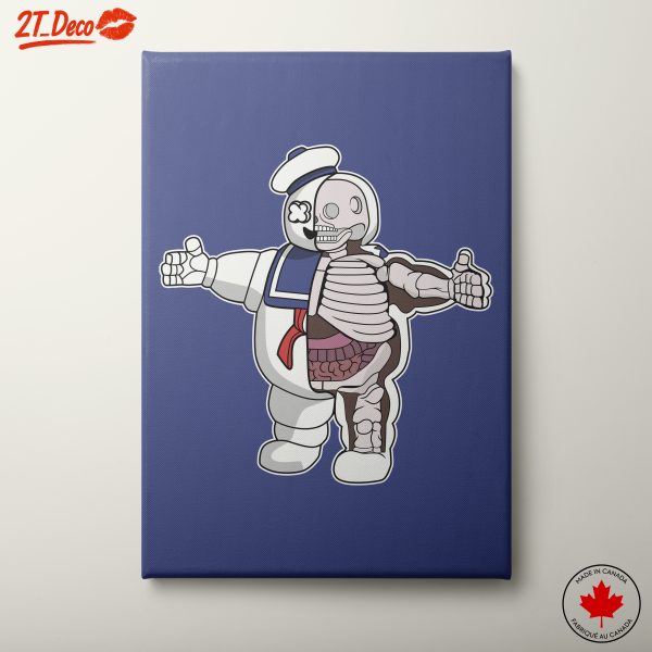 Skeleton Version of Iconic Animated Character