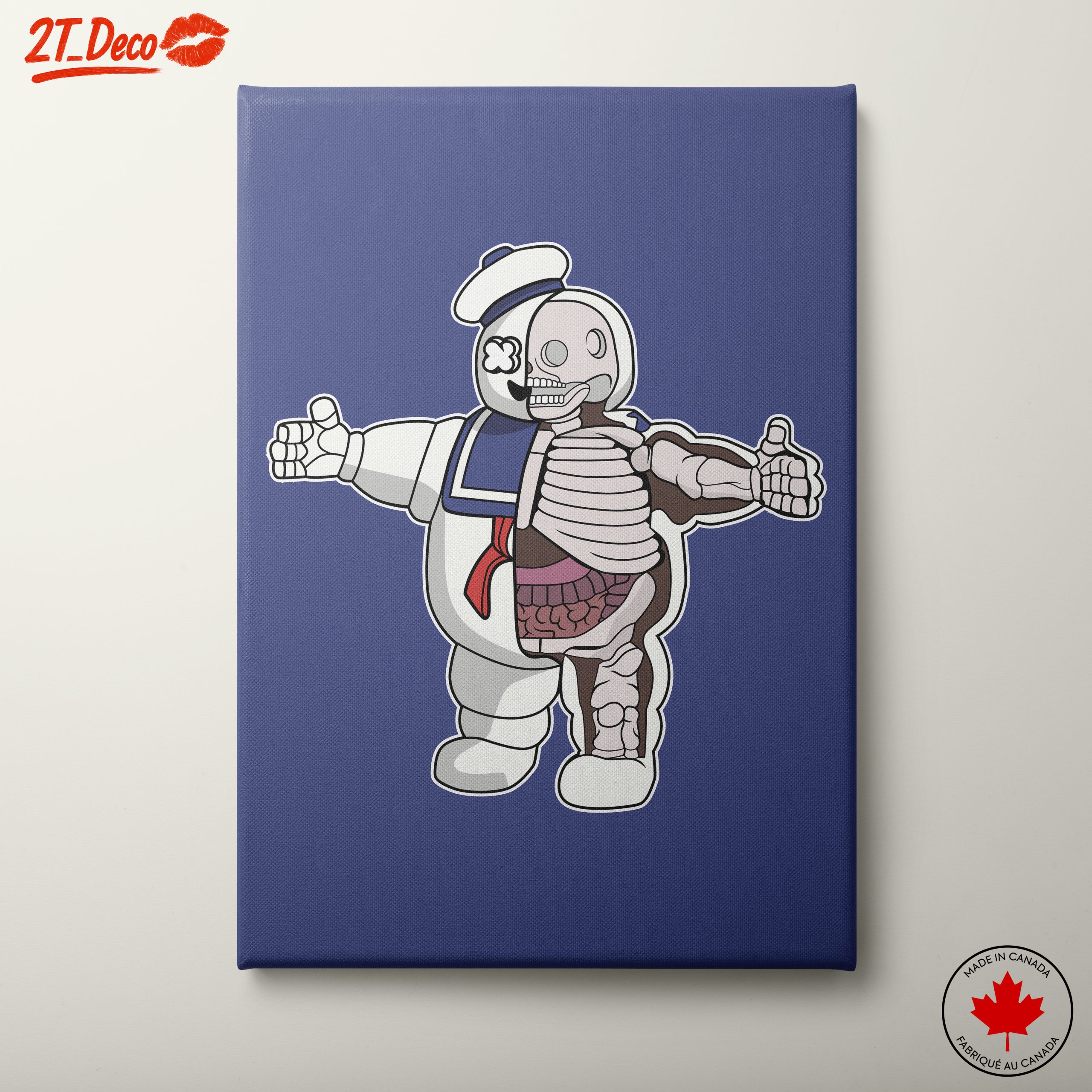 Skeleton Version of Iconic Animated Character