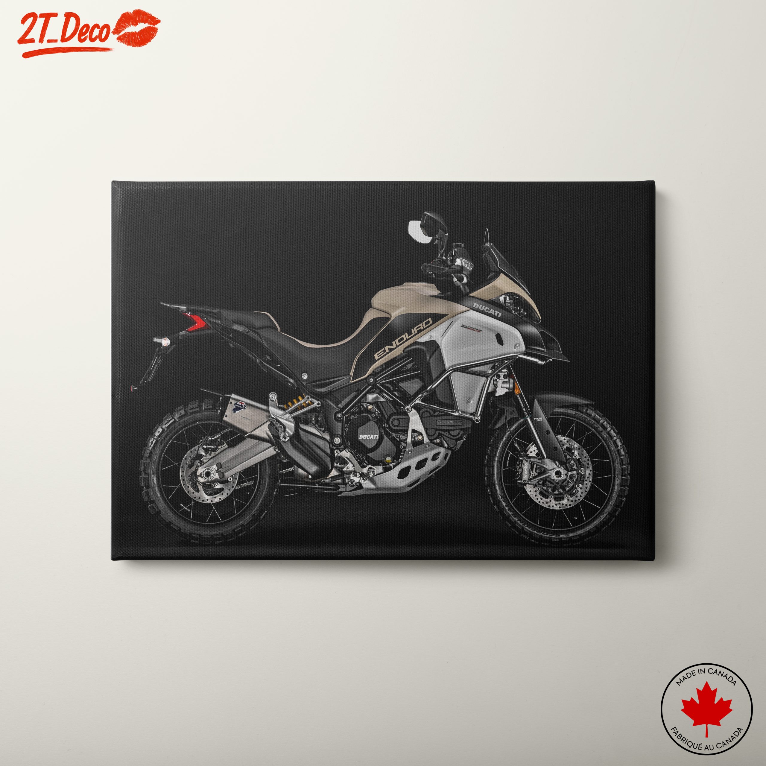 Ducati Enduro Adventure Motorcycle Artwork