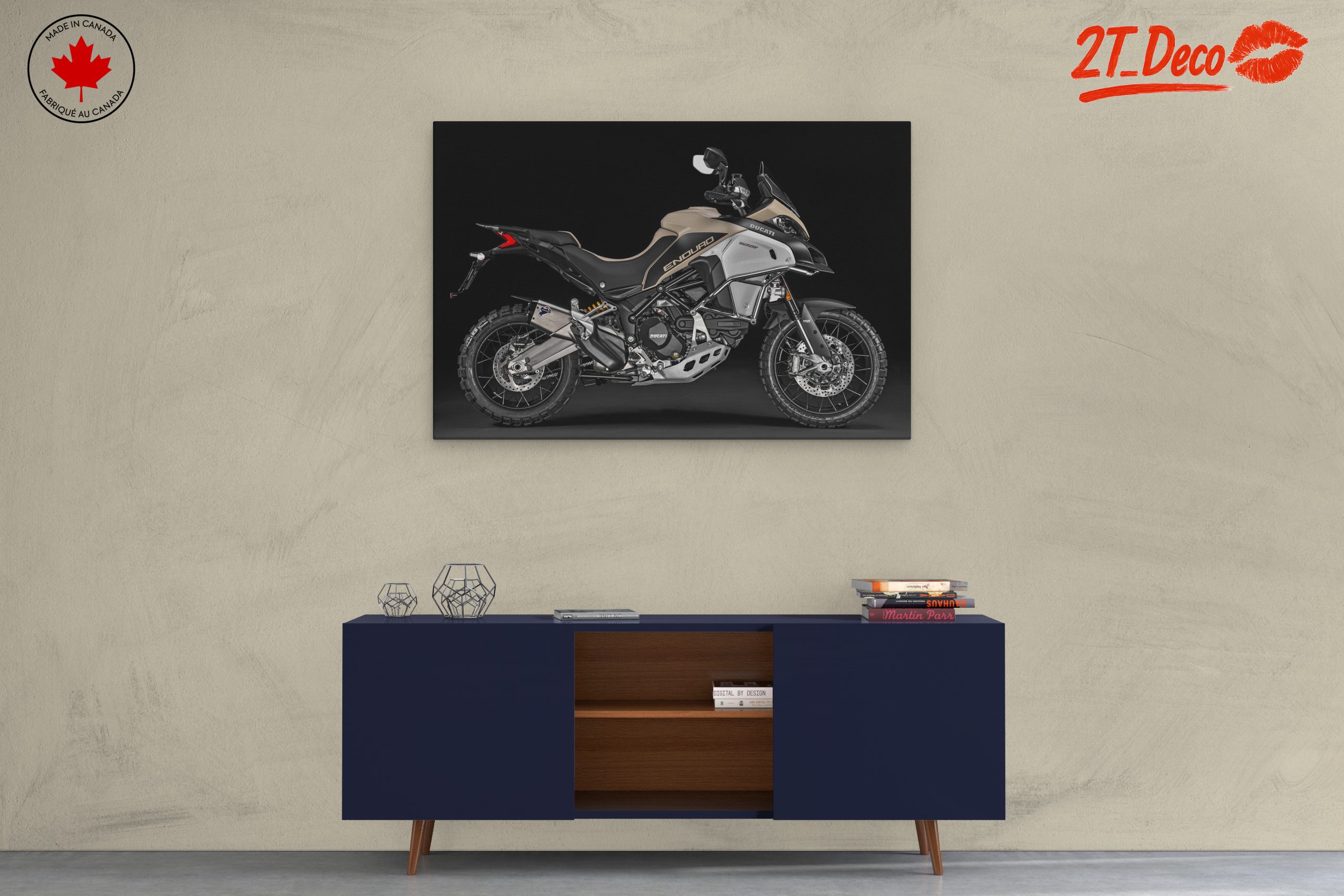 Ducati Enduro Adventure Motorcycle Artwork - Image 3