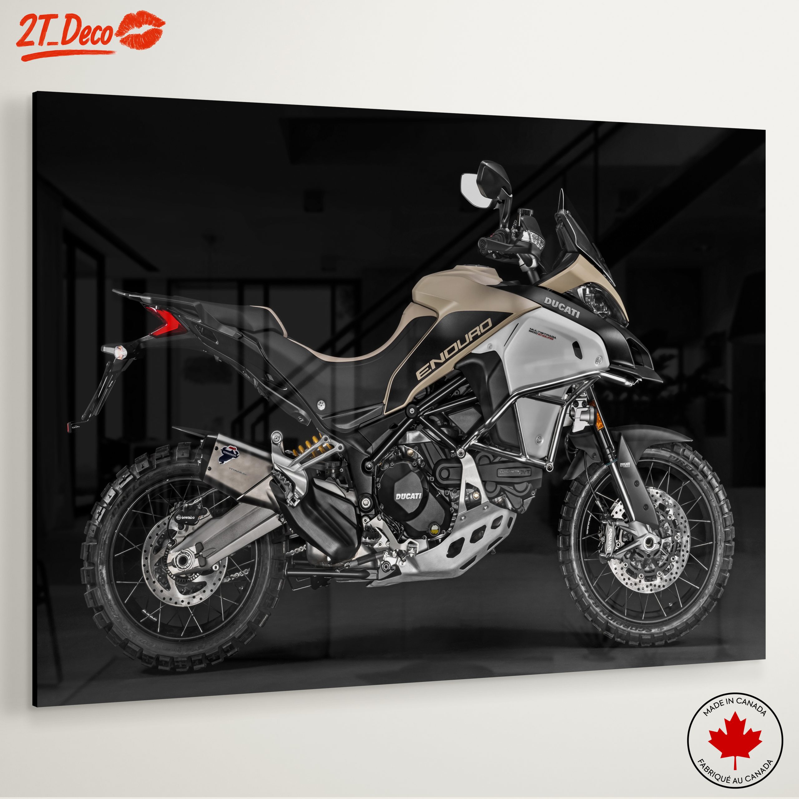 Ducati Enduro Adventure Motorcycle Artwork - Image 6