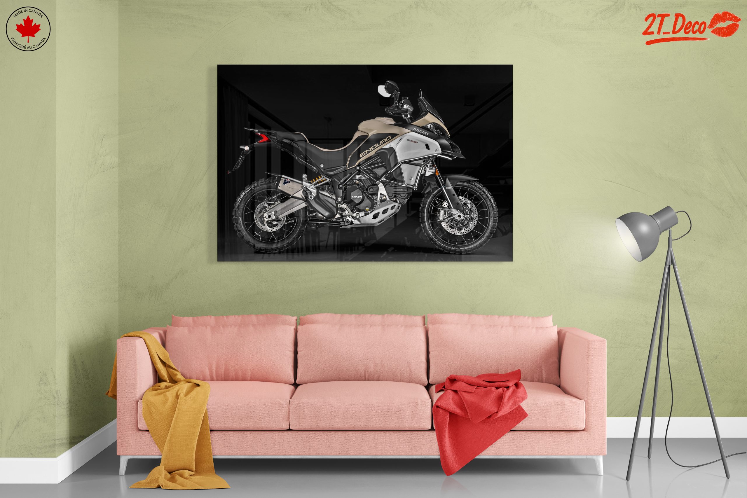 Ducati Enduro Adventure Motorcycle Artwork - Image 7