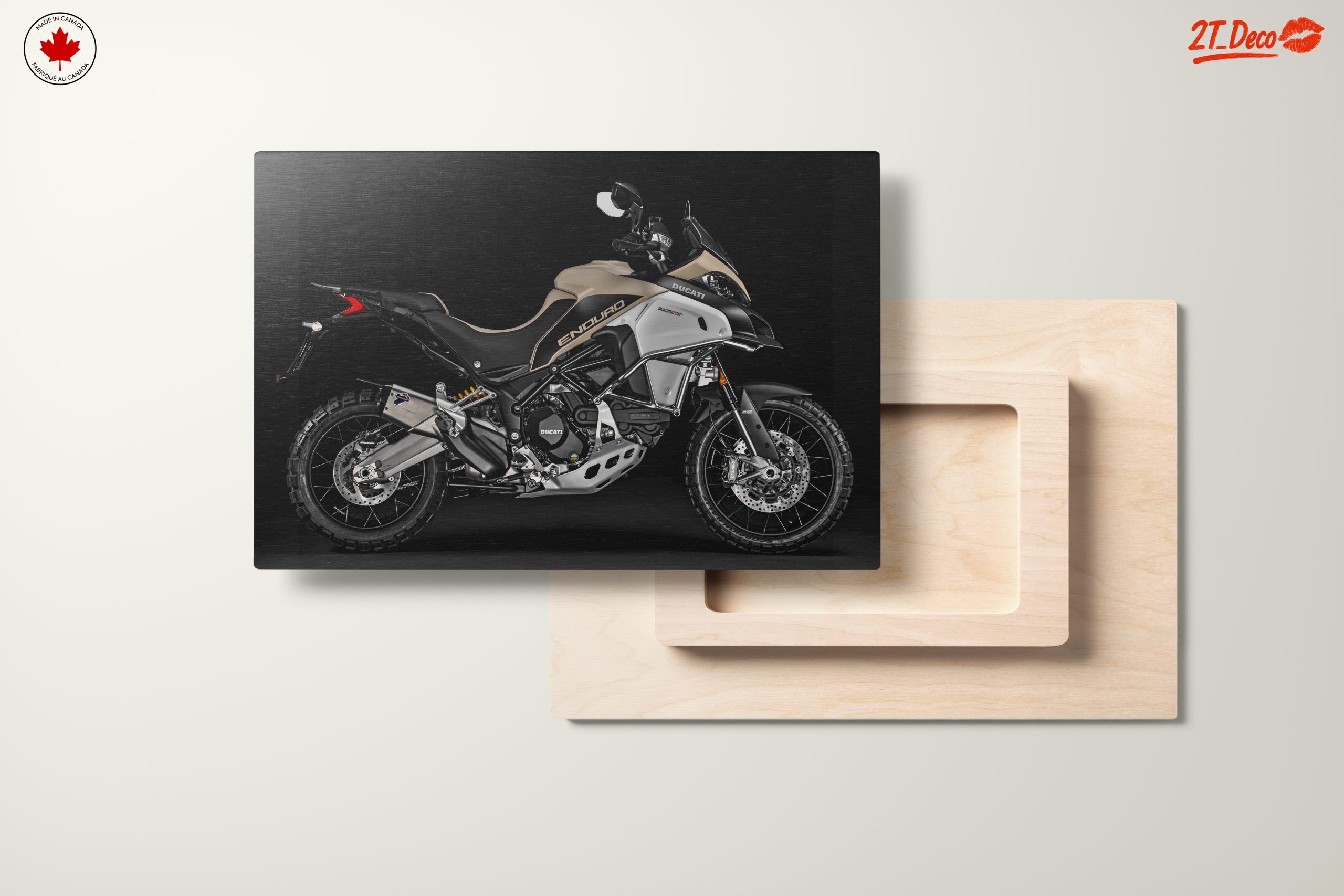 Ducati Enduro Adventure Motorcycle Artwork - Image 11