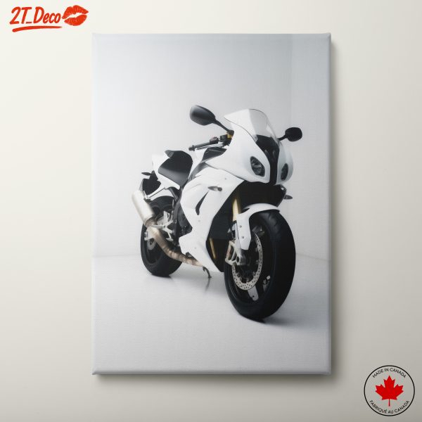 Sleek Sports Motorcycle on Display