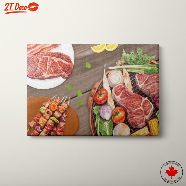 Colorful Abstract Food Artwork
