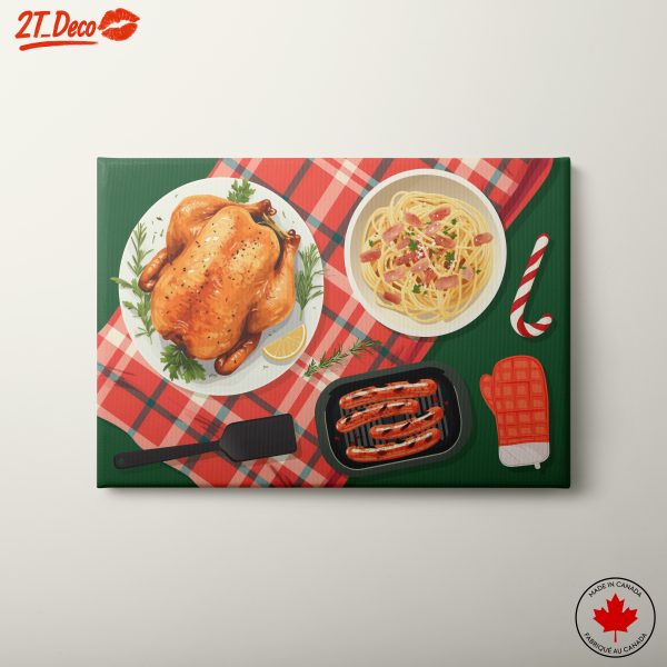 Delicious Abstract Food Composition