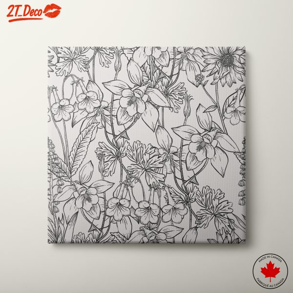 Intricate Botanical Abstract Art