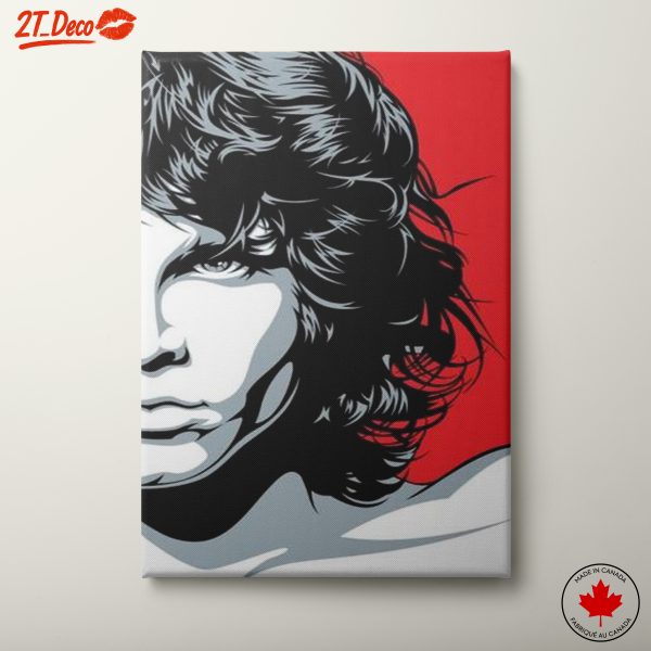 Iconic Music Art Featuring a Classic Rock Legend