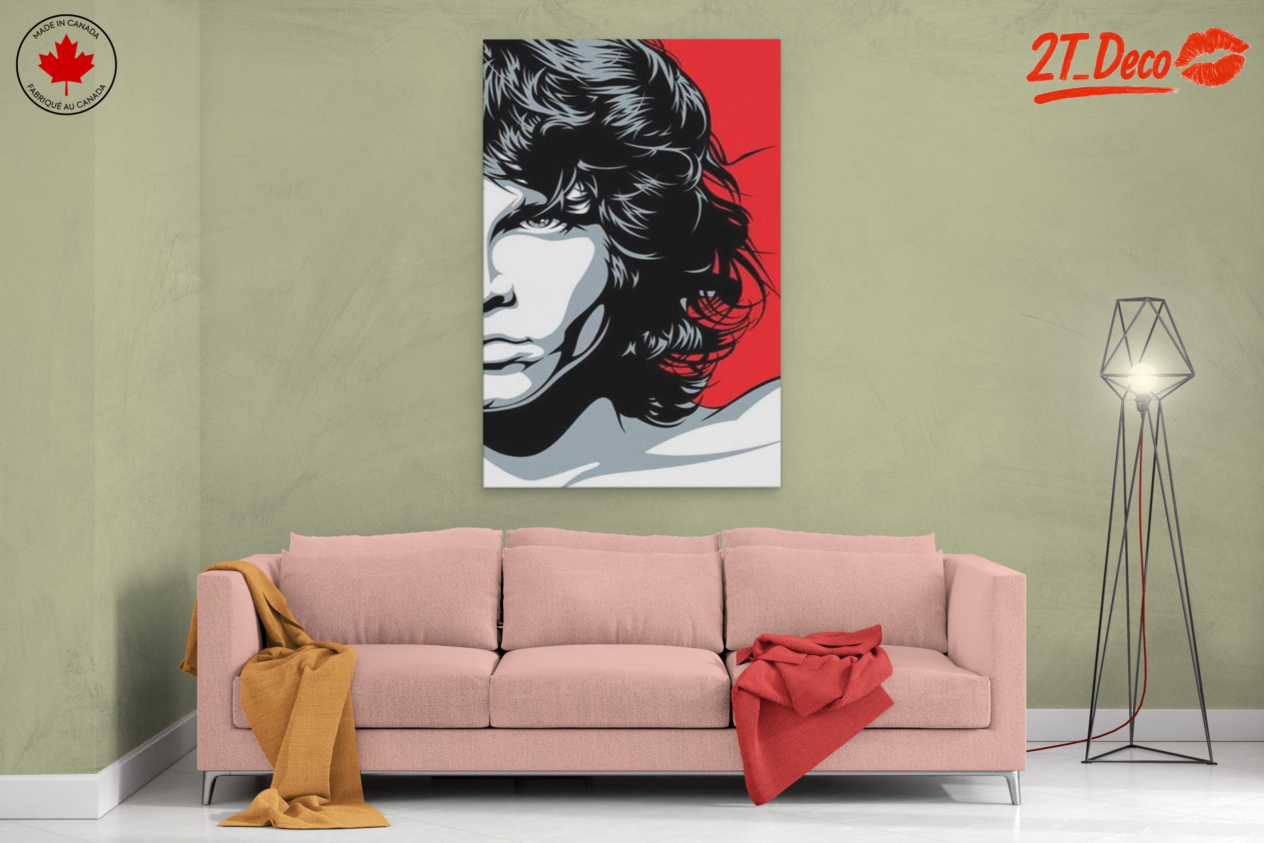 Iconic Music Art Featuring a Classic Rock Legend - Image 2