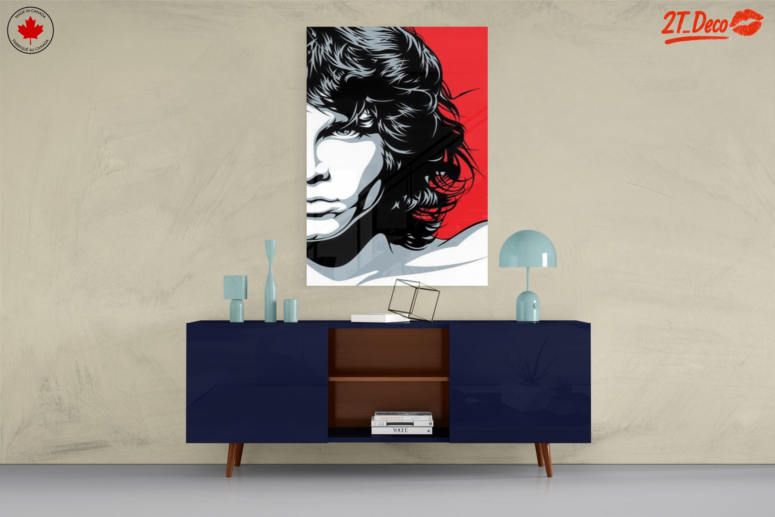 Iconic Music Art Featuring a Classic Rock Legend - Image 8