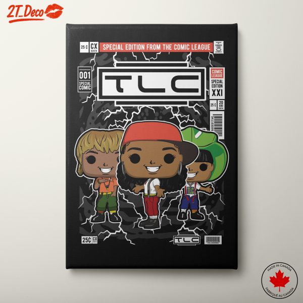 Stylized Comic Art Featuring Iconic Characters