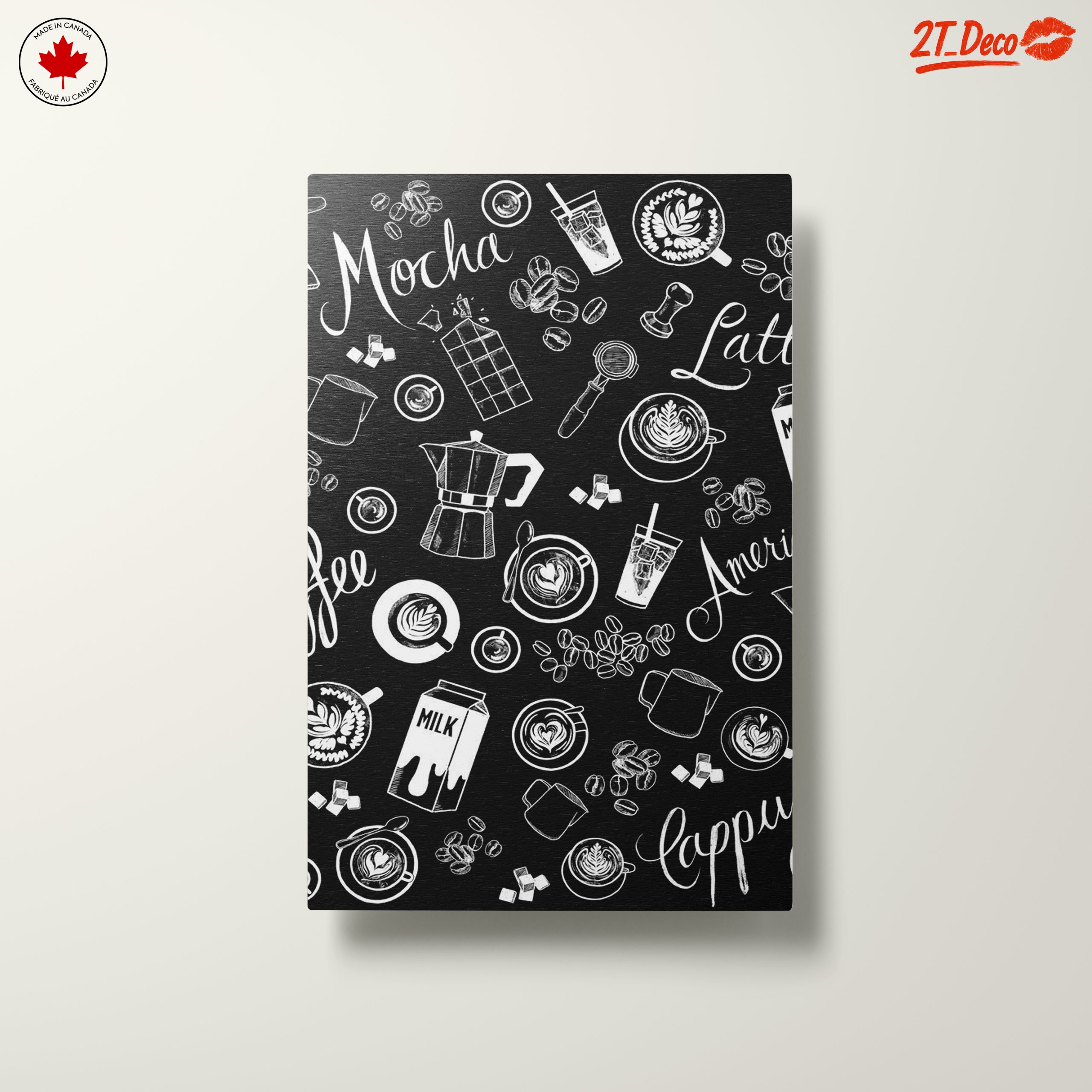 Chalkboard Coffee Art Composition - Image 10
