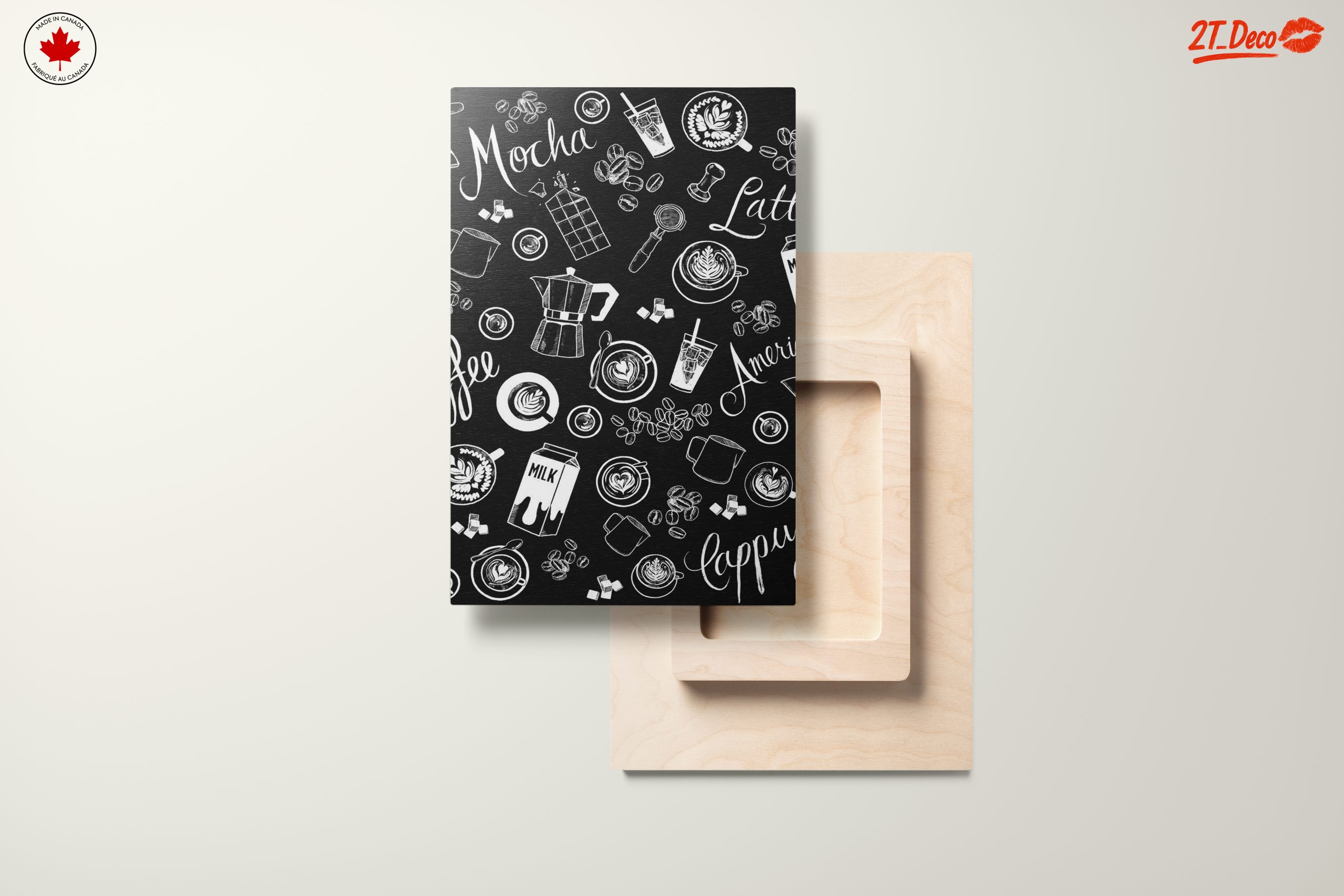 Chalkboard Coffee Art Composition - Image 11