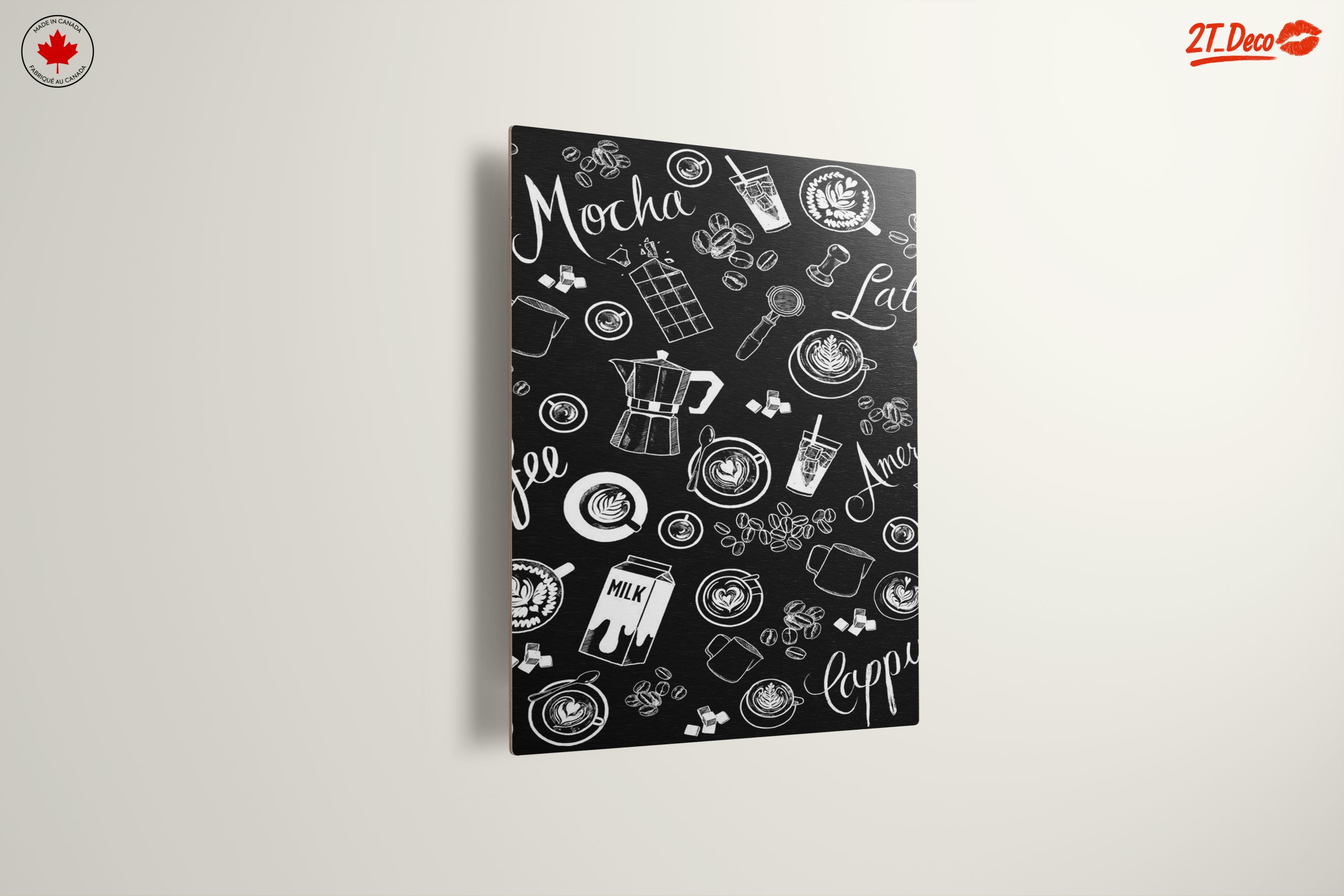 Chalkboard Coffee Art Composition - Image 13