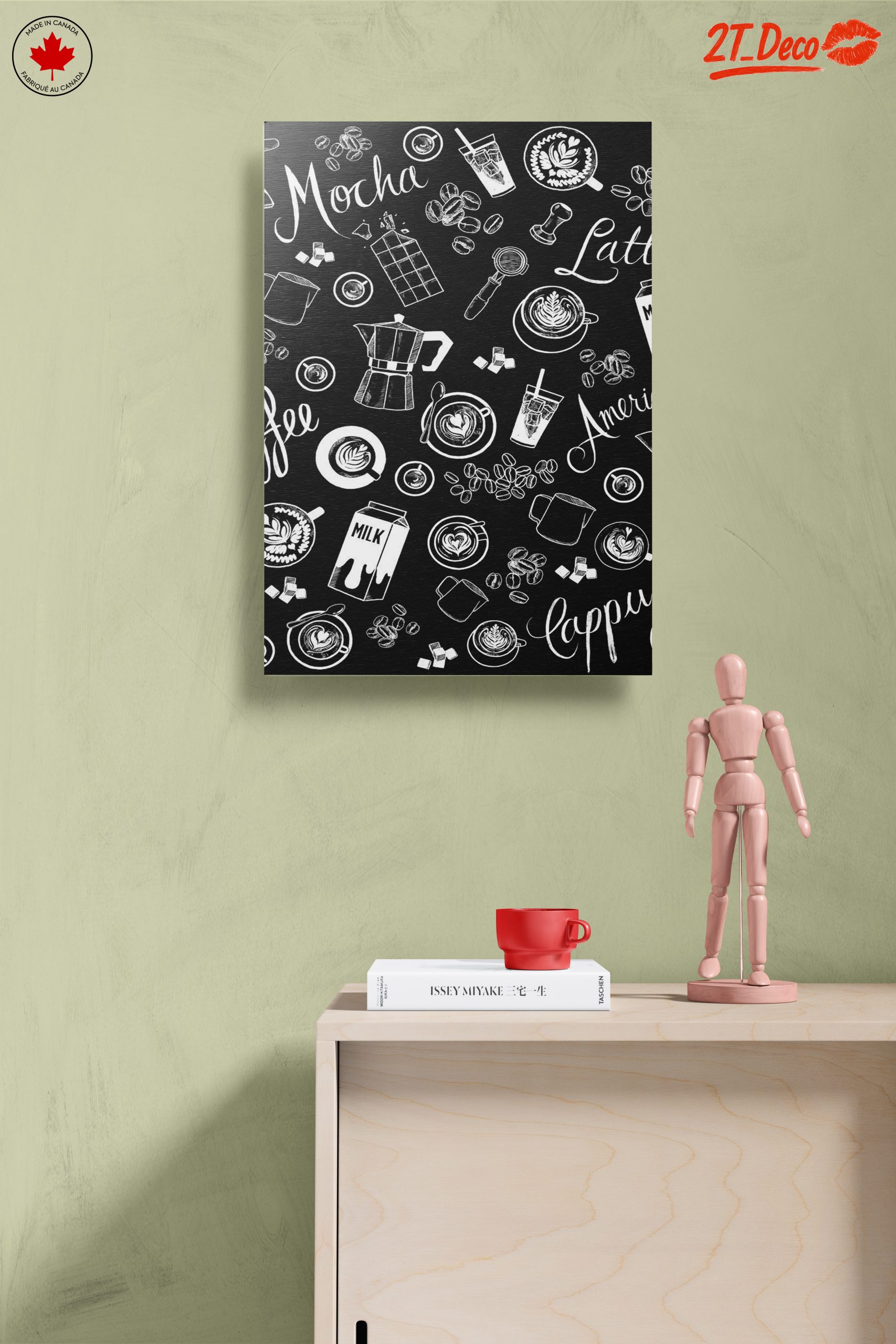Chalkboard Coffee Art Composition - Image 14